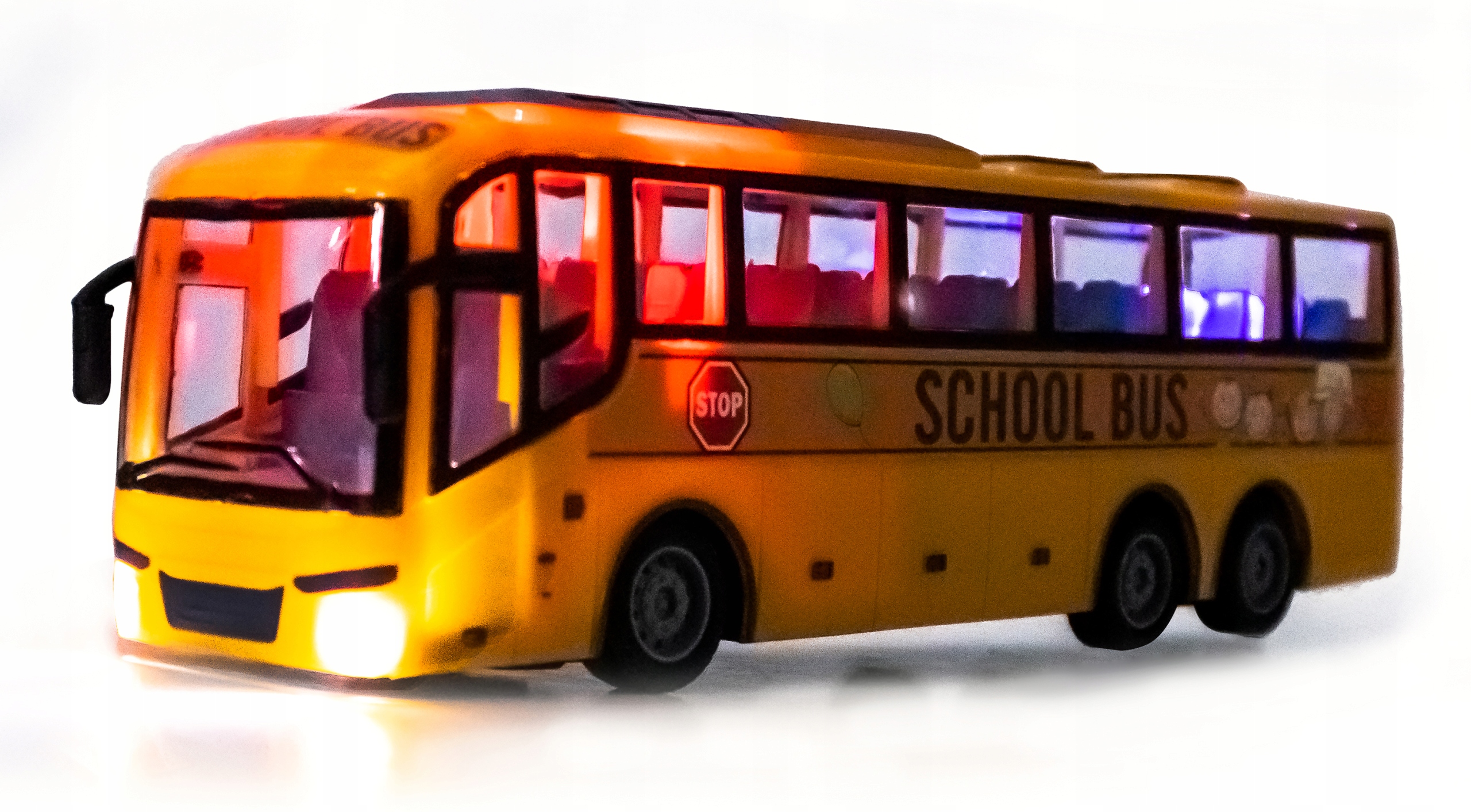 Zdalnie sterowany autobus z światłami LED Sapphire Kids SK-80