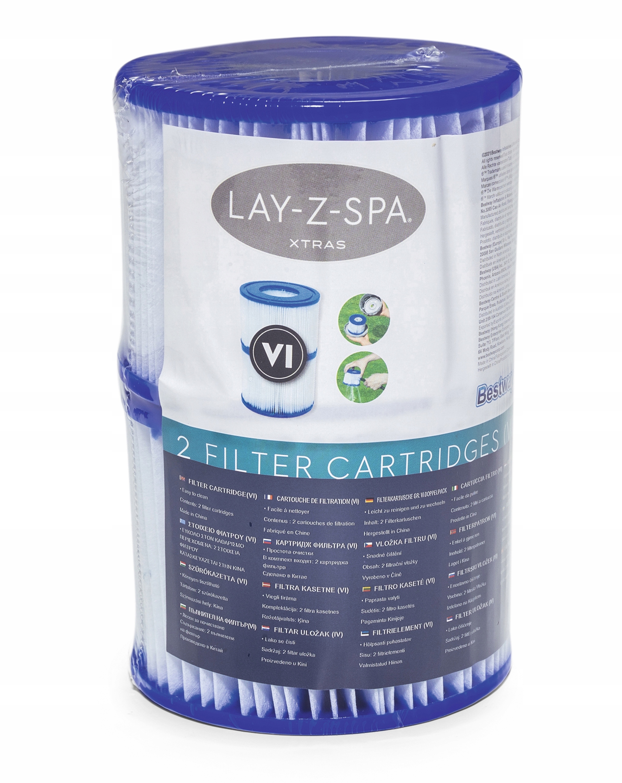 Filtry do pompy Bestway Lay-Z-Spa® typ VI 60311 - 2 szt. 