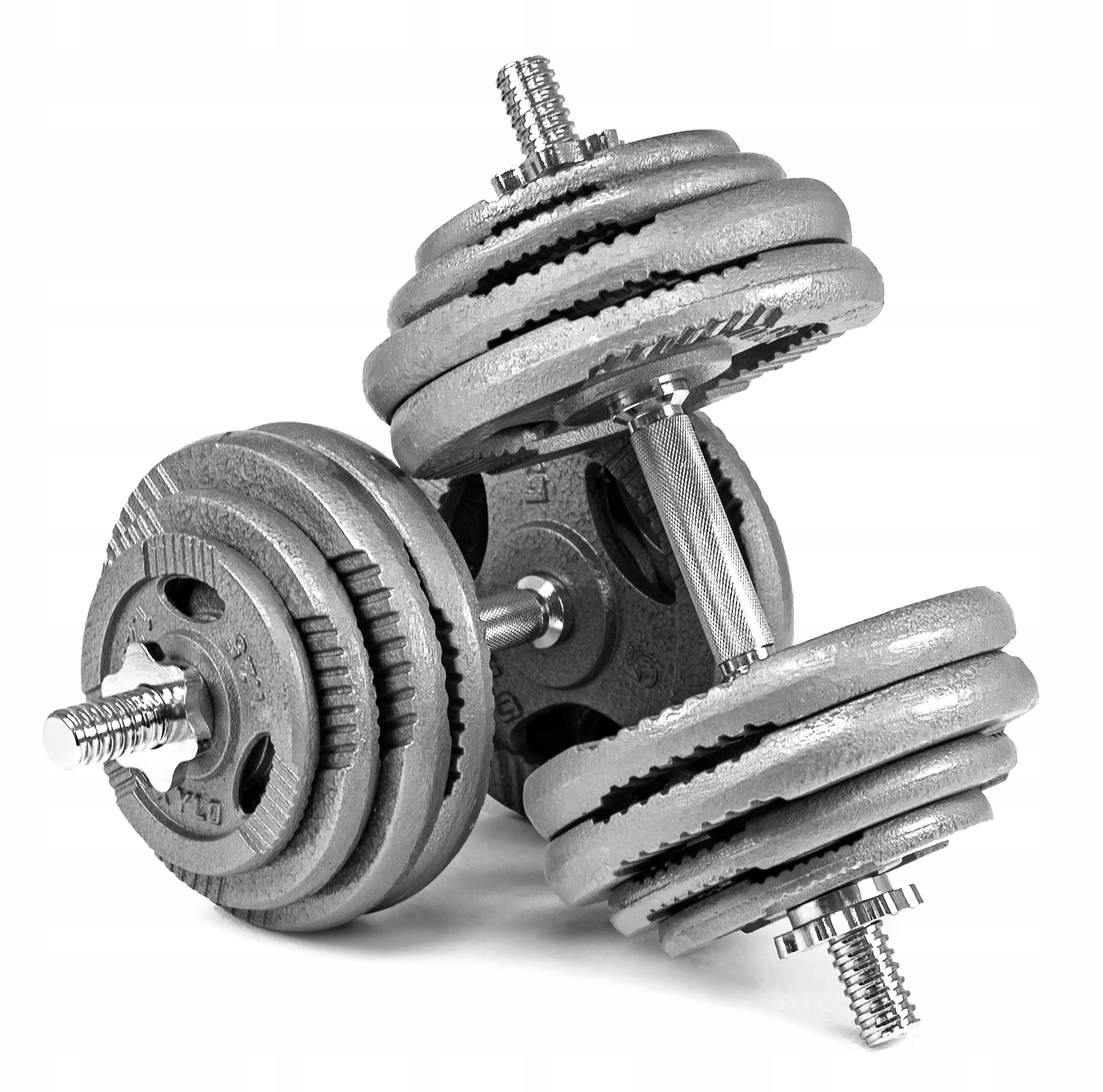 Hantle żeliwne 2x30 kg Xylo z kategorii Hantle regulowane, marka Xylo Hantle żeliwne 2x30 kg Xylo z kategorii Hantle regulowane, marka Xylo