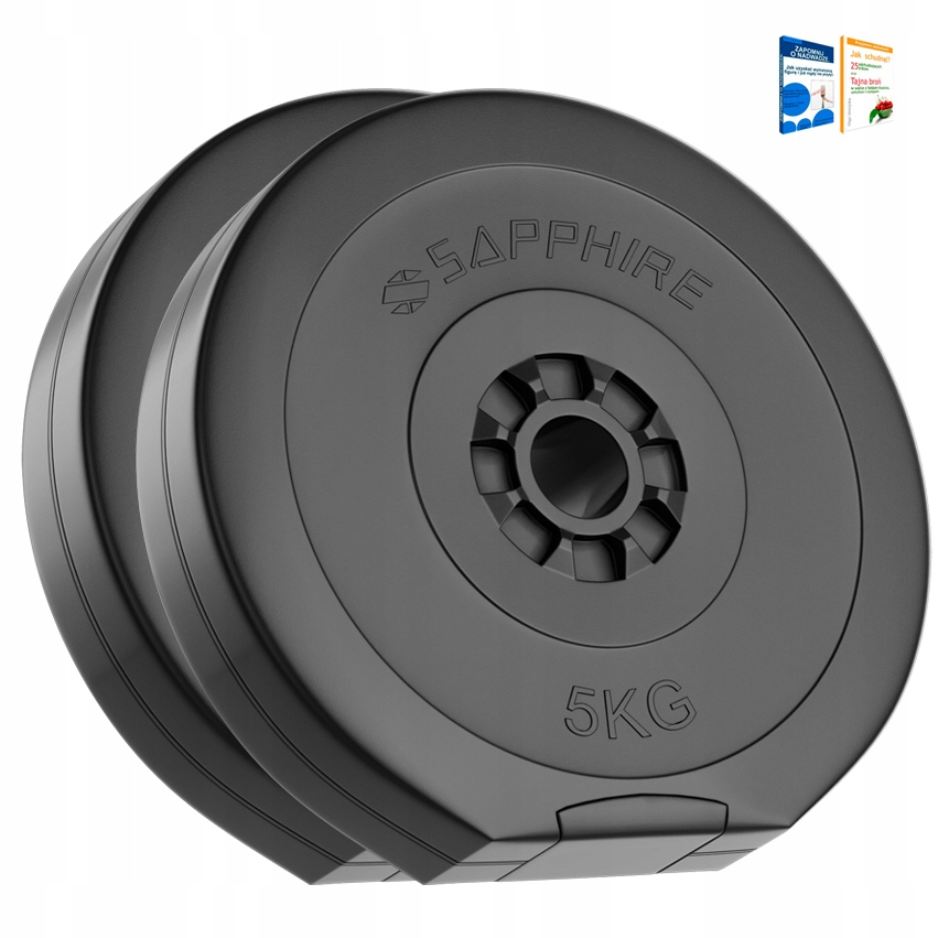 Pakiet obciążeń Sapphire Solid 10 kg (8x1,25kg)