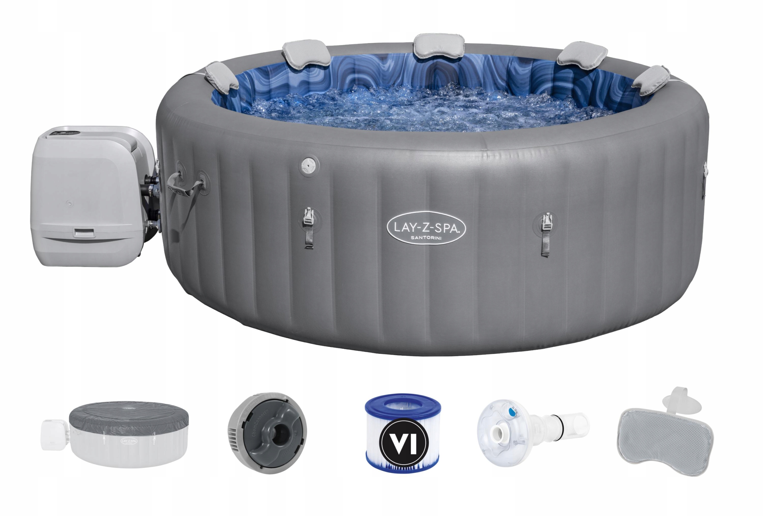 Jacuzzi Bestway Lay-Z-Spa Santorini 60075