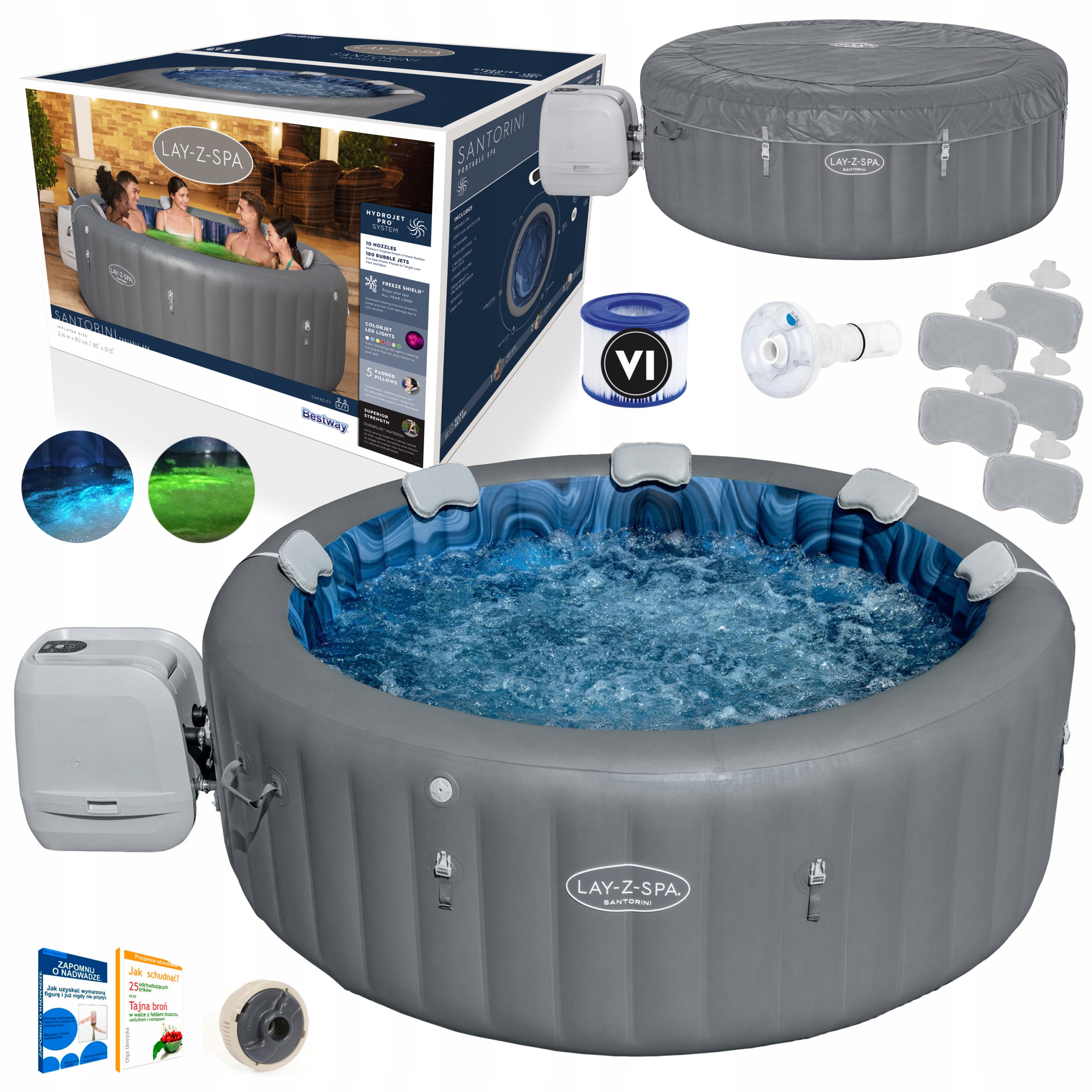 Jacuzzi Bestway Lay-Z-Spa Santorini 60075