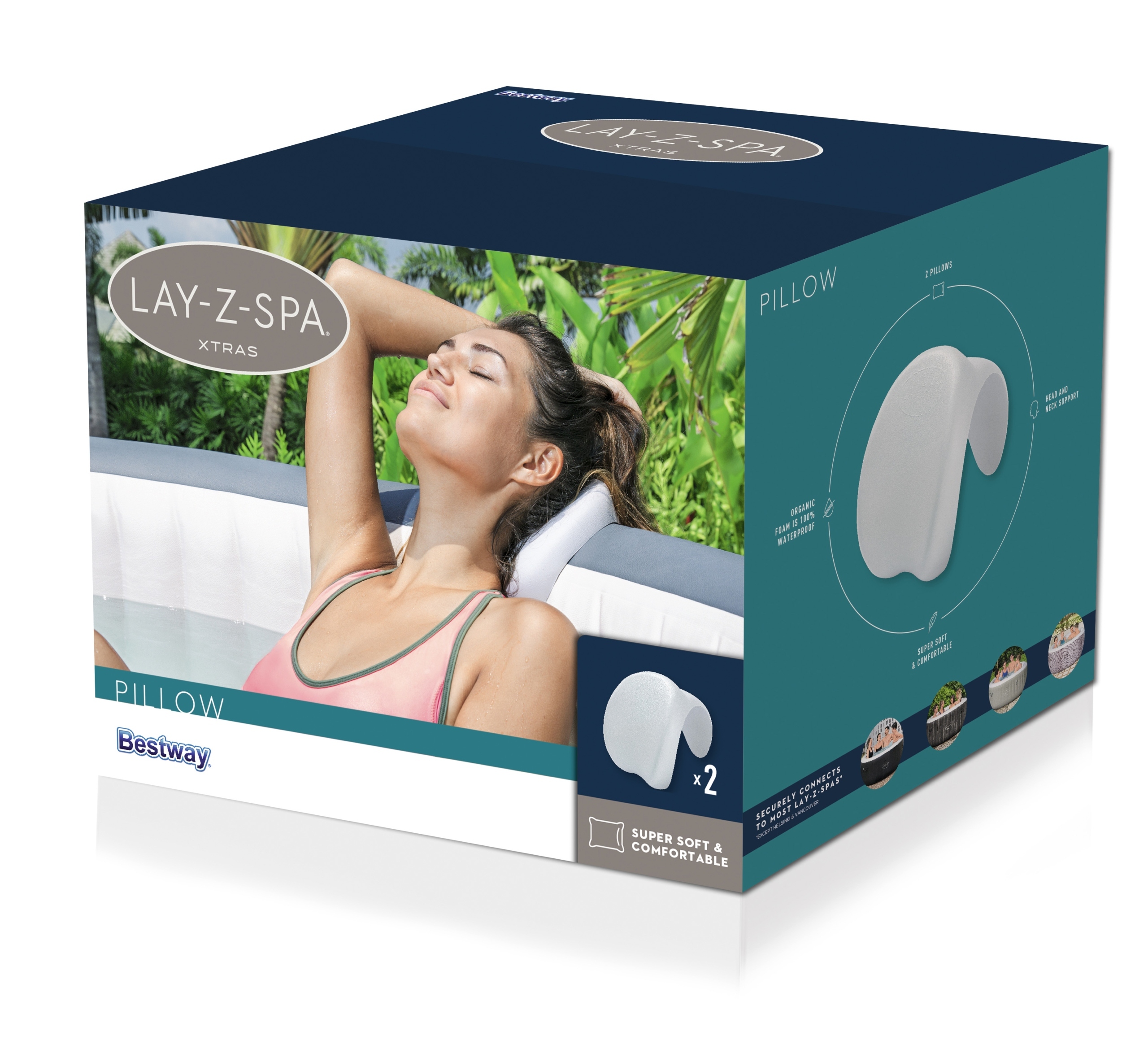 Zagłówki do Spa Bestway Lay-Z-Spa Pillow - 2 szt.