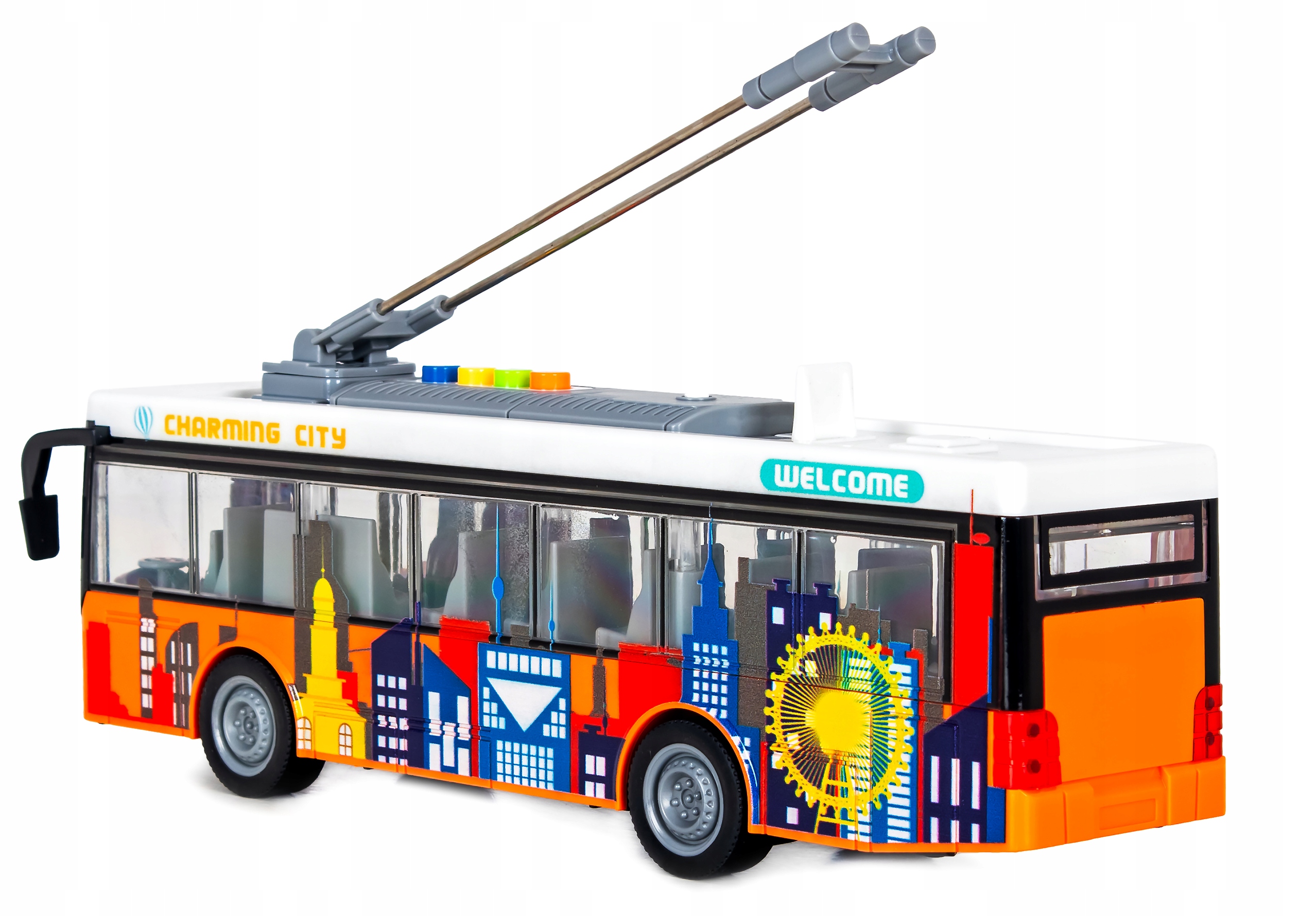 Autobus widokowy LED dźwięki Sapphire Kids SK-107 Autobus widokowy LED dźwięki Sapphire Kids SK-107