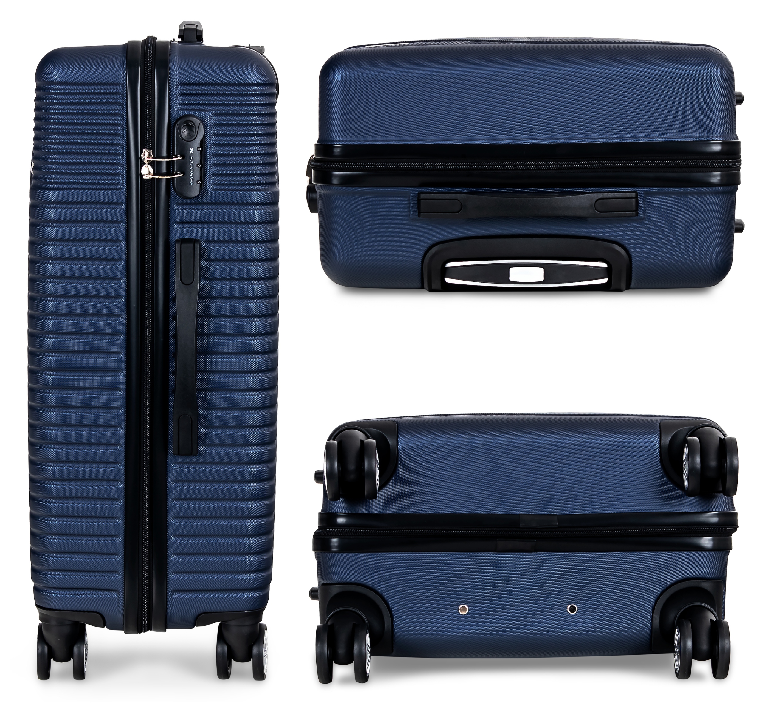 Zestaw walizek podróżnych 3w1 Sapphire ST-120