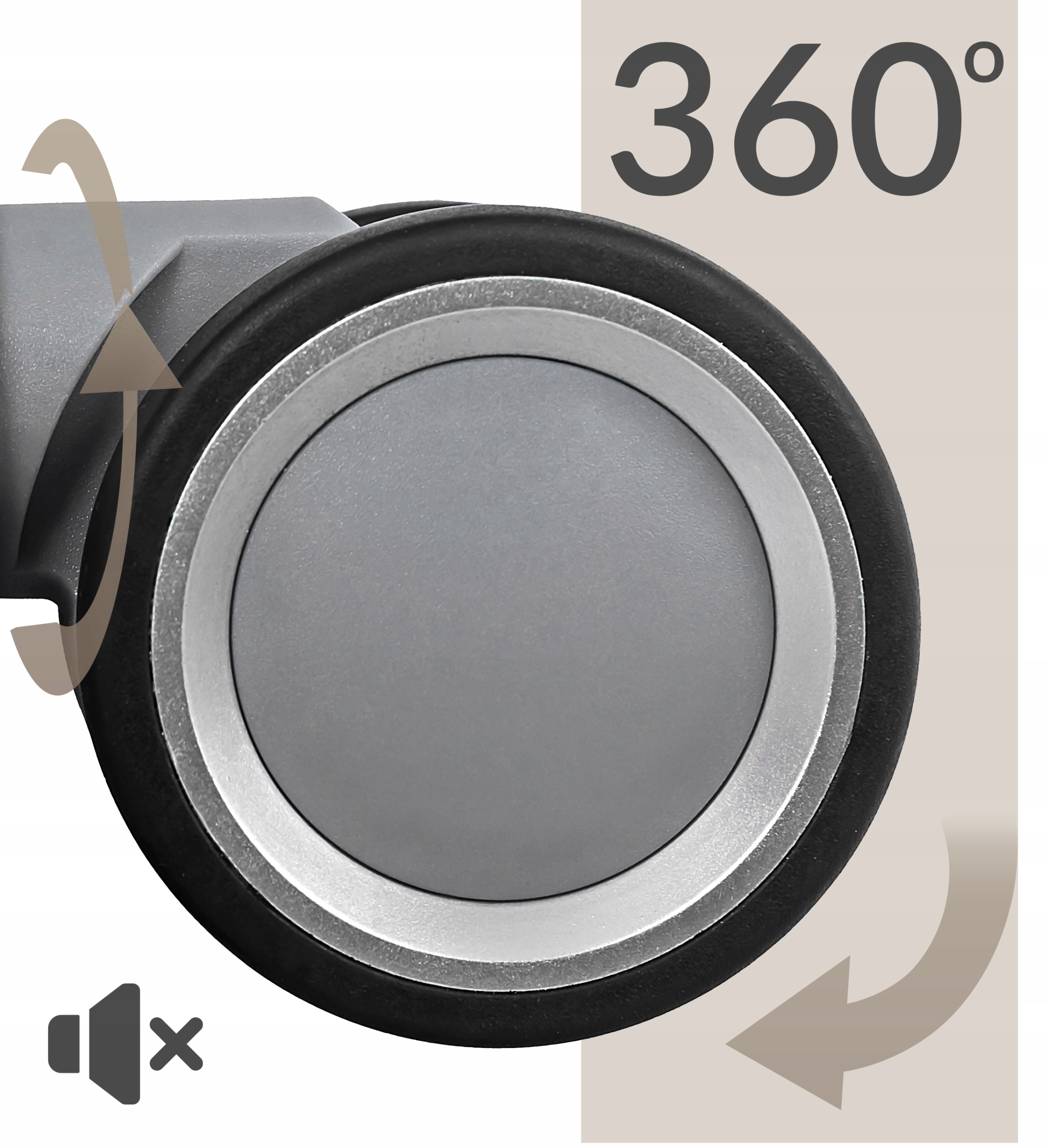 Walizka na kółkach twarda Sapphire ST-3030P szara - średnia M Walizka na kółkach twarda Sapphire ST-3030P szara - średnia M