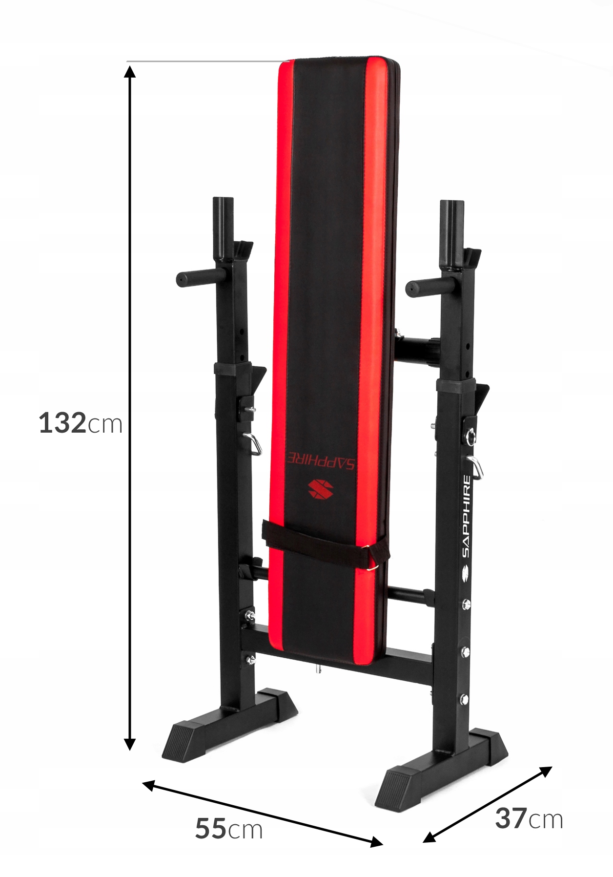 Zestaw obciążeń Sapphire Solid 68 kg z ławką xg025