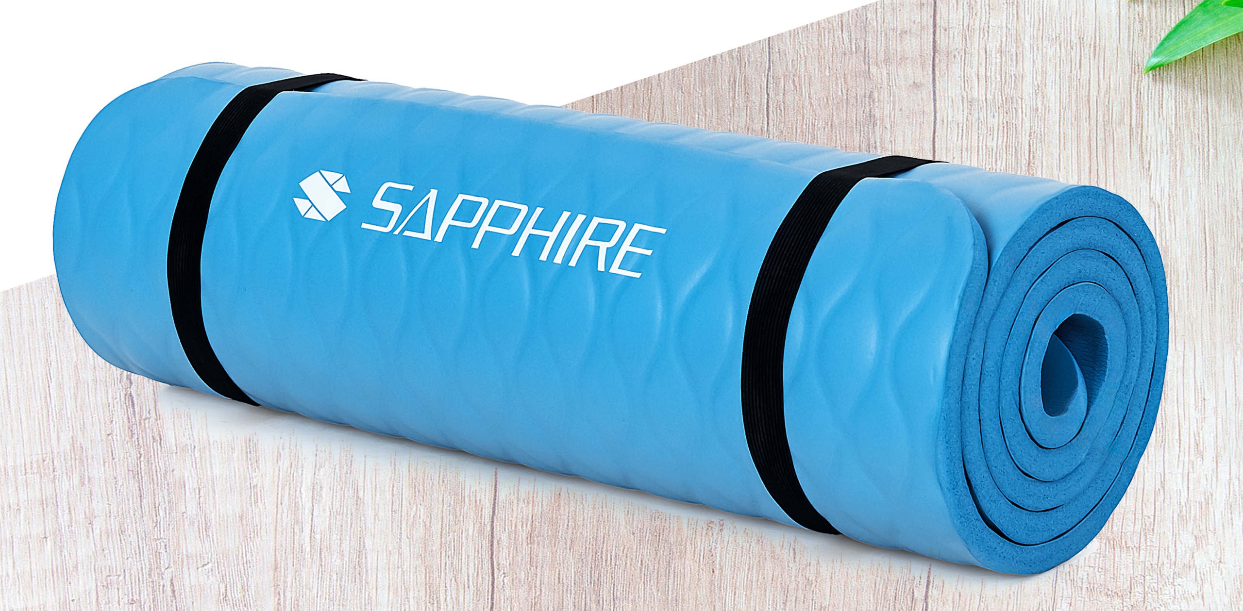 Mata do ćwiczeń Sapphire SG-1130 15 mm - niebieska Mata do ćwiczeń Sapphire SG-1130 15 mm - niebieska