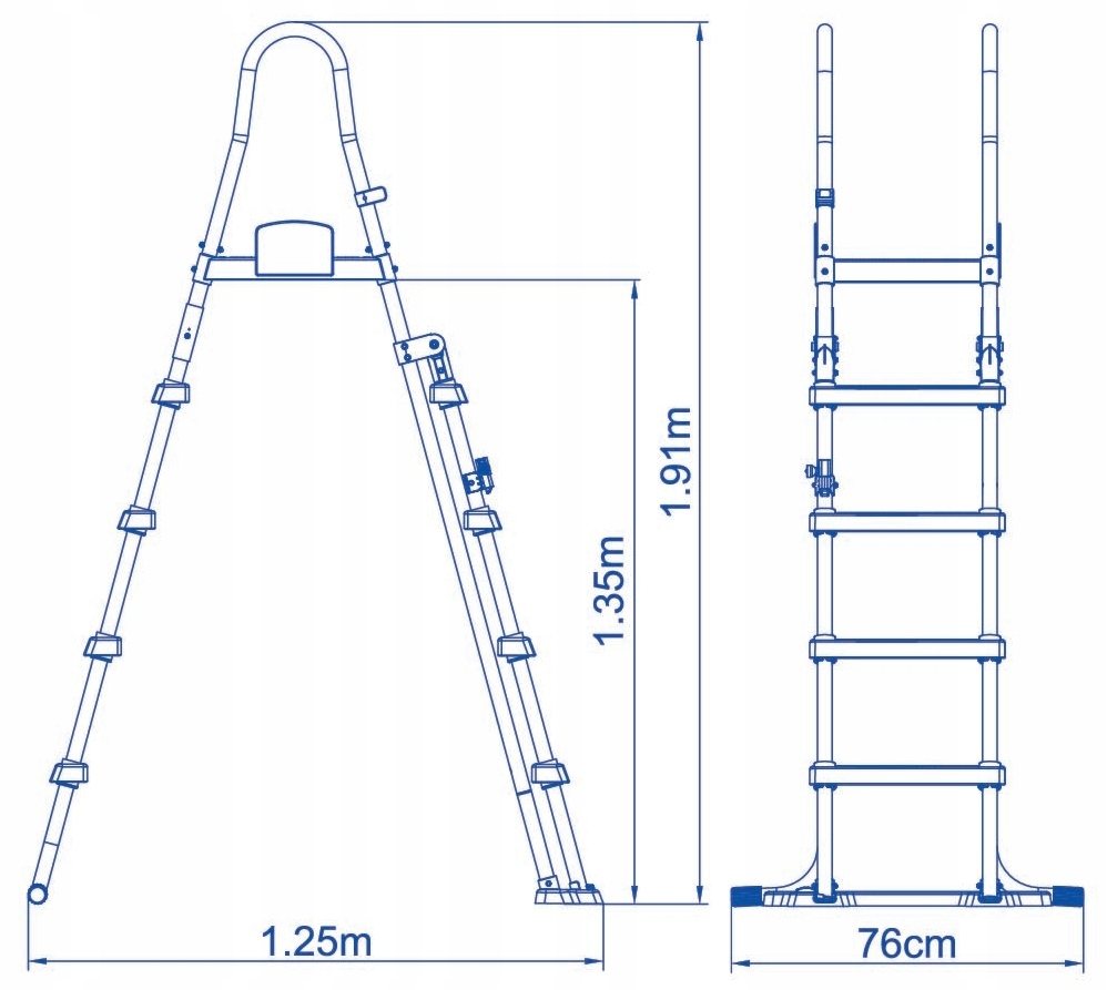 Basen ogrodowy stelażowy Bestway Power Steel 5612B 640x274x132cm + pompa piaskowa z filtrem 58497