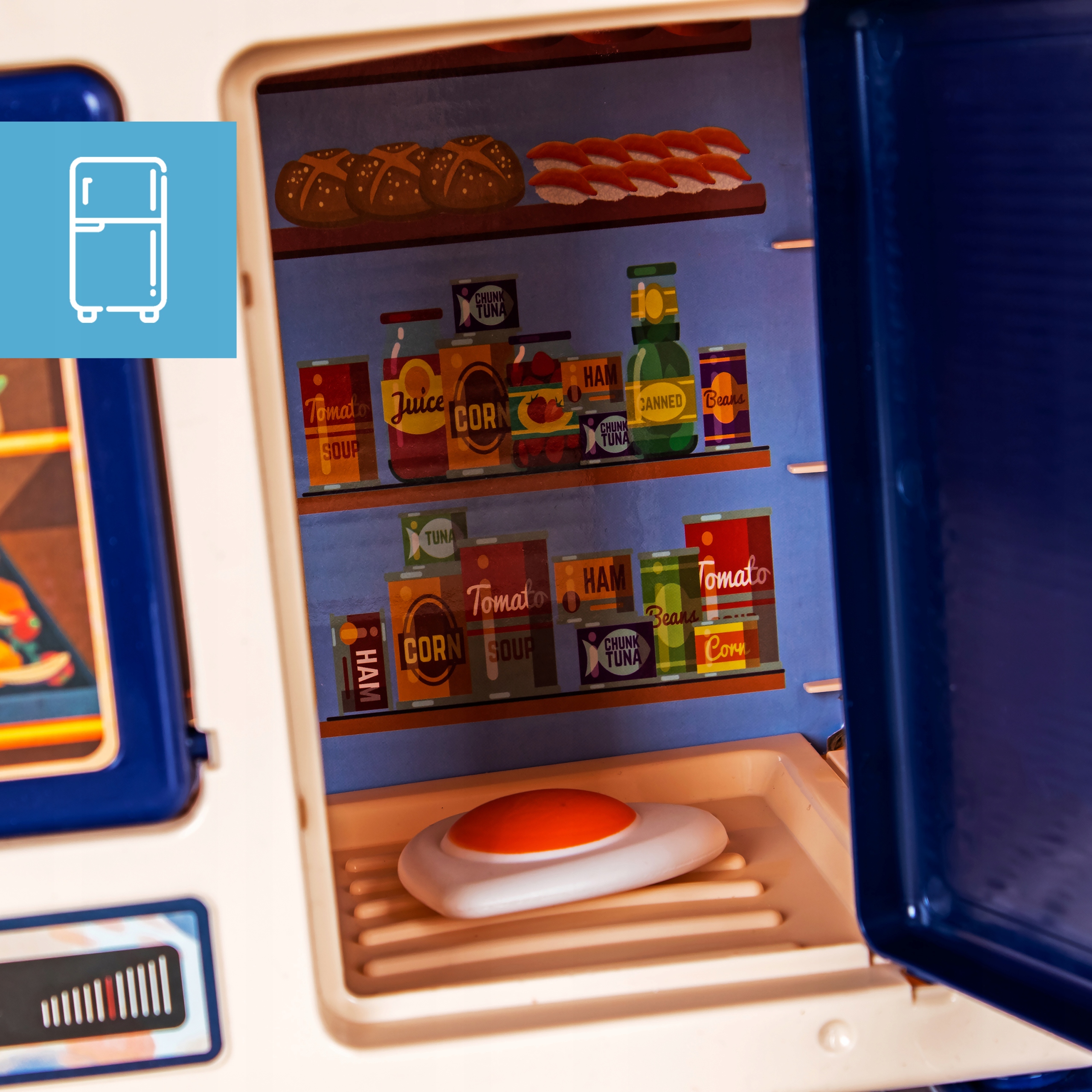 Kuchnia interaktywna z akcesoriami Sapphire Kids SK-55 - 43 elementy
