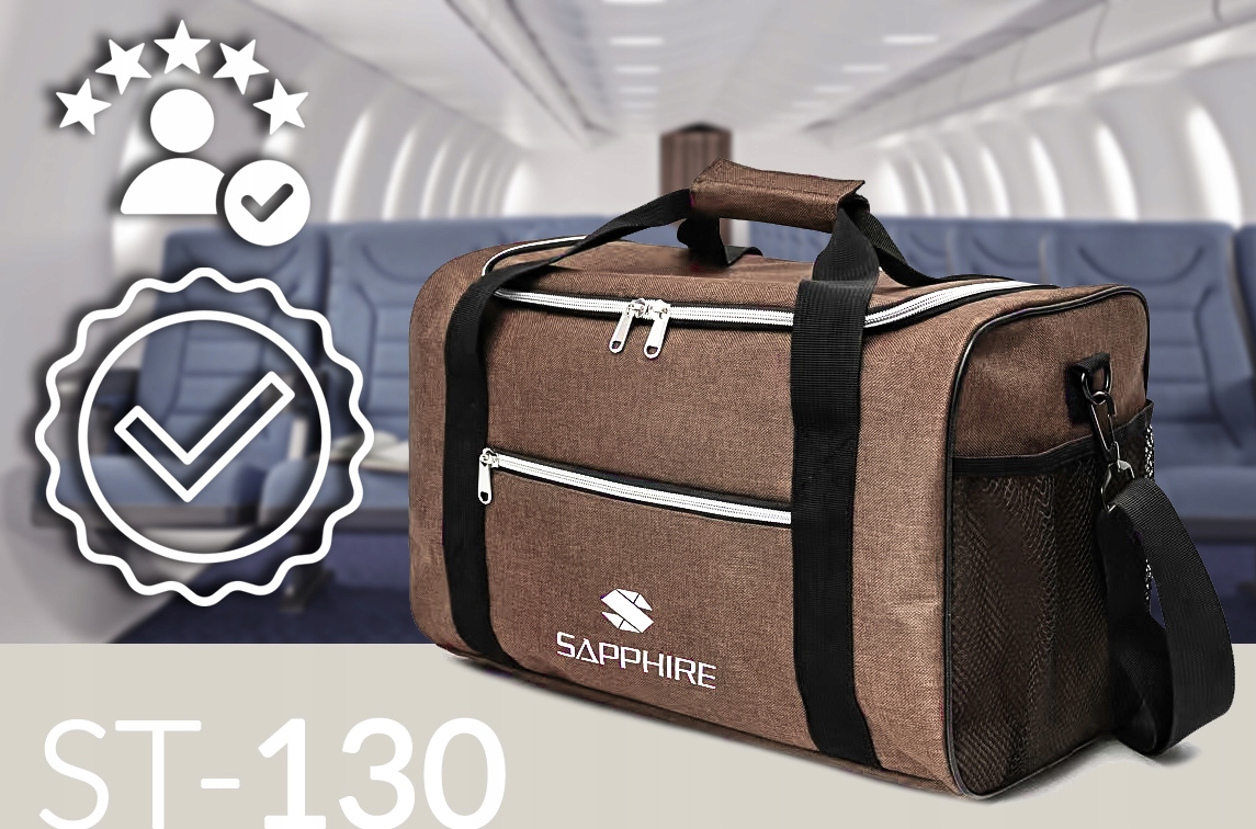 Torba podróżna Sapphire ST-130 - beżowa