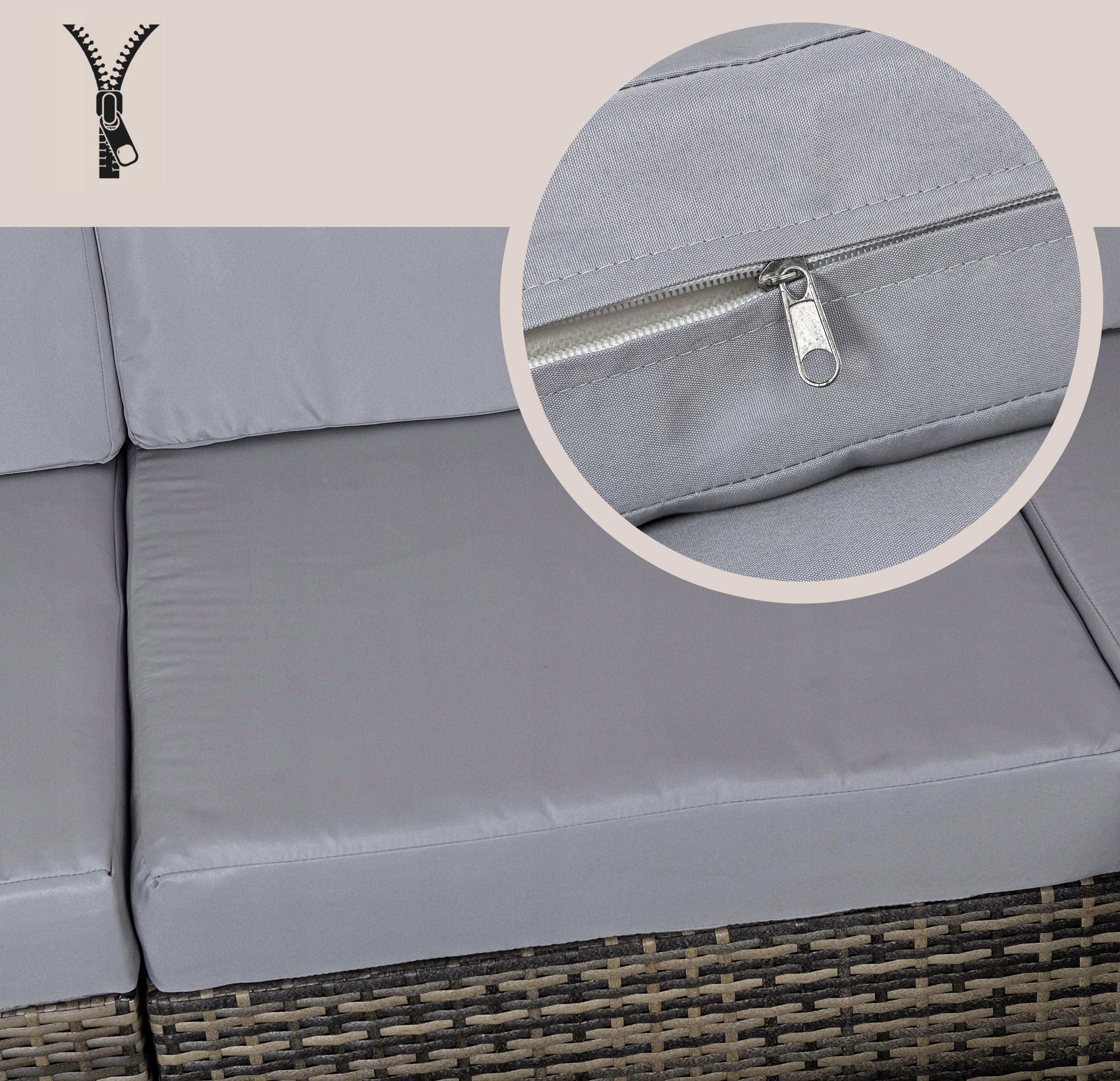 Zestaw modułowych mebli ogrodowych z technorattanu Sapphire ST-1000 Bergo Zestaw modułowych mebli ogrodowych z technorattanu Sapphire ST-1000 Bergo