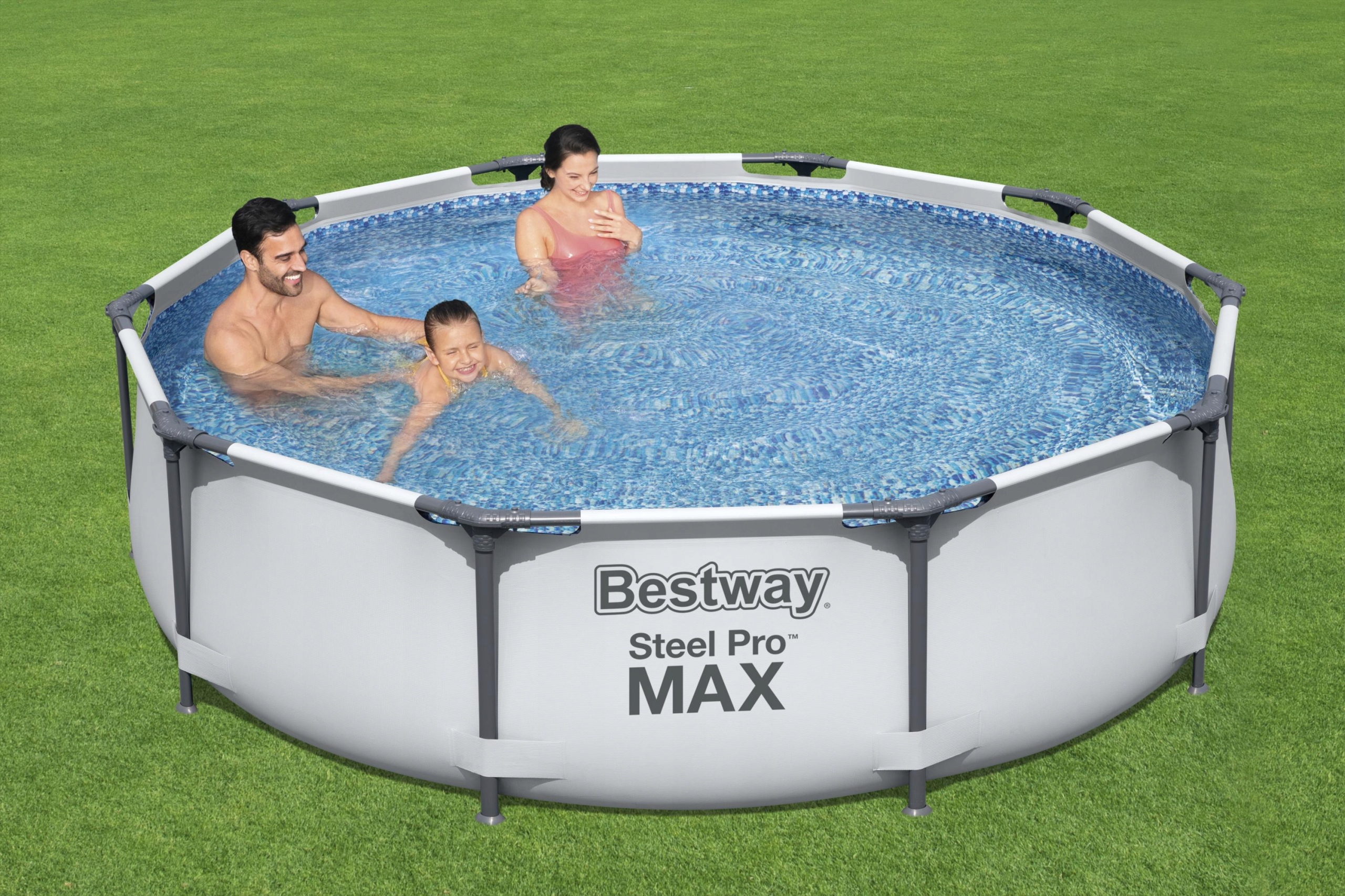 Basen ogrodowy stelażowy Bestway Steel Max 10FT 56408 305x76cm + pompa z filtrem 58381 Basen ogrodowy stelażowy Bestway Steel Max 10FT 56408 305x76cm + pompa z filtrem 58381