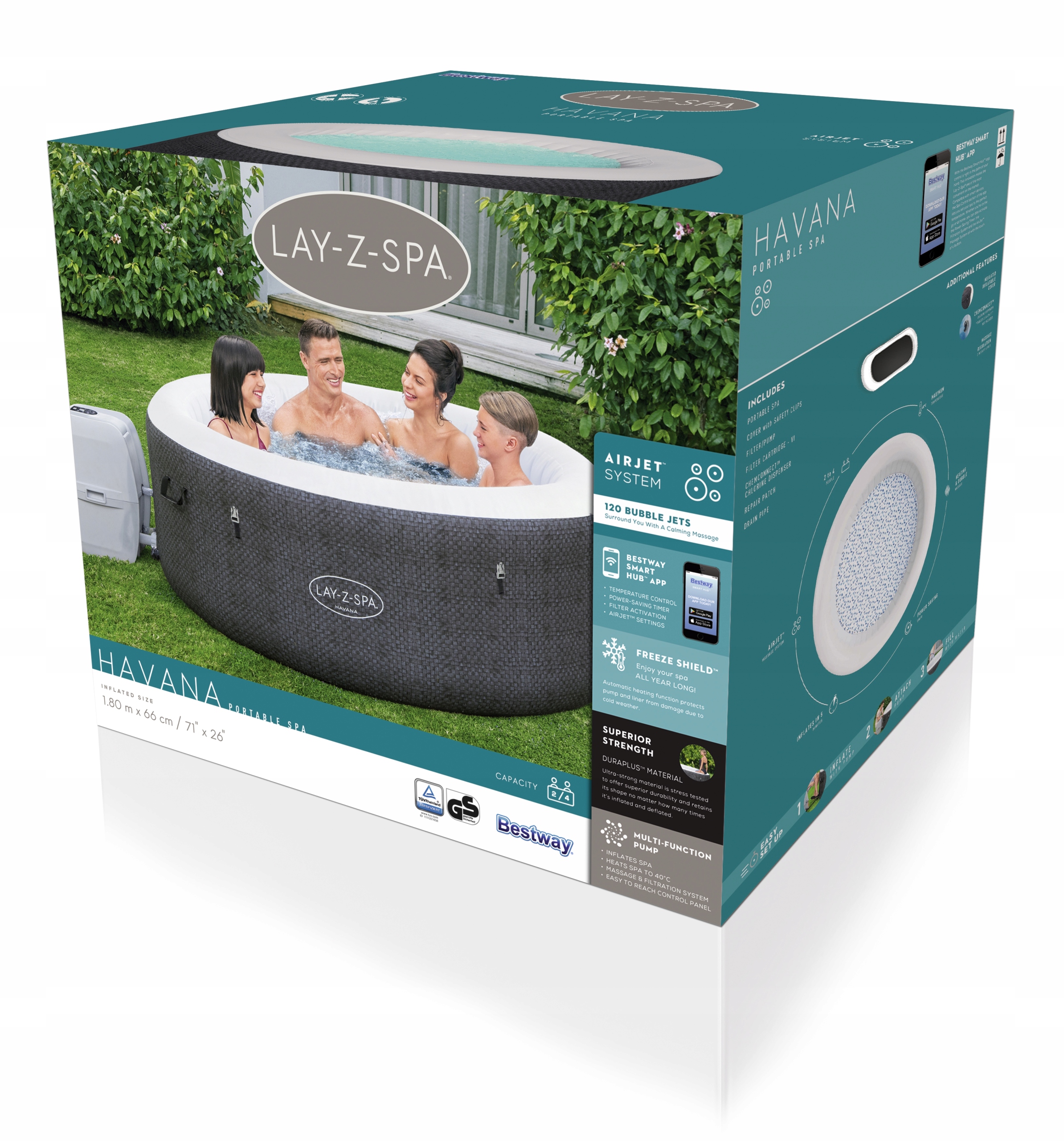 Jacuzzi Bestway Lay-Z-Spa Havana 60035