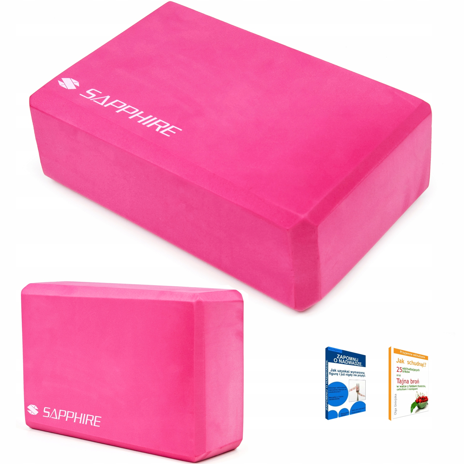 Kostka do jogi SG-072 Sapphire z kategorii Pilates i joga, marka Sapphire Kostka do jogi SG-072 Sapphire z kategorii Pilates i joga, marka Sapphire