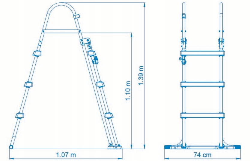 Basen ogrodowy stelażowy Bestway Power Steel 56441 404x201x100cm + pompa z filtrem 58383