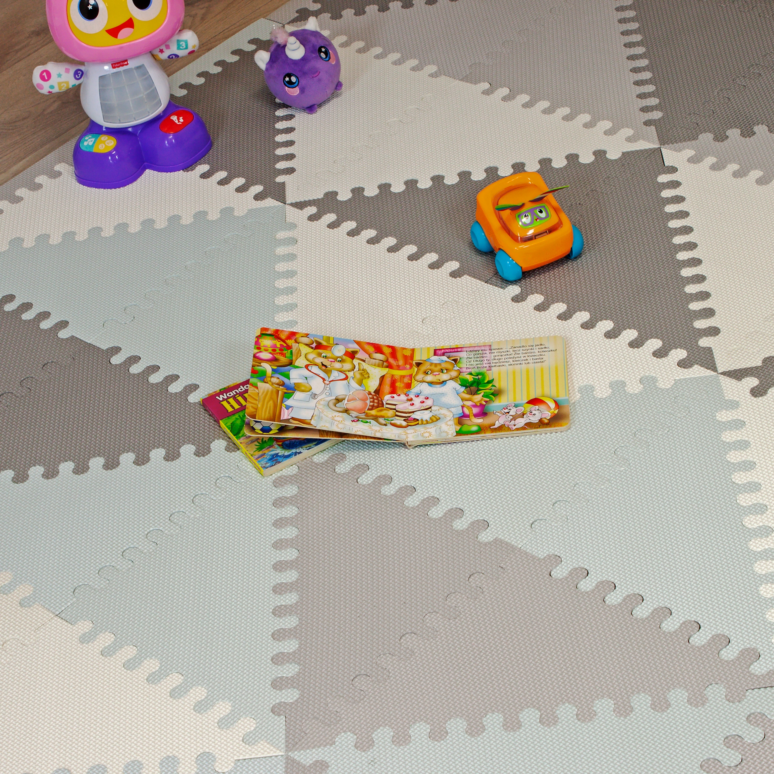 Podłogowa mata puzzle dla dzieci Sapphire Kids SK-24 - Trójkąty