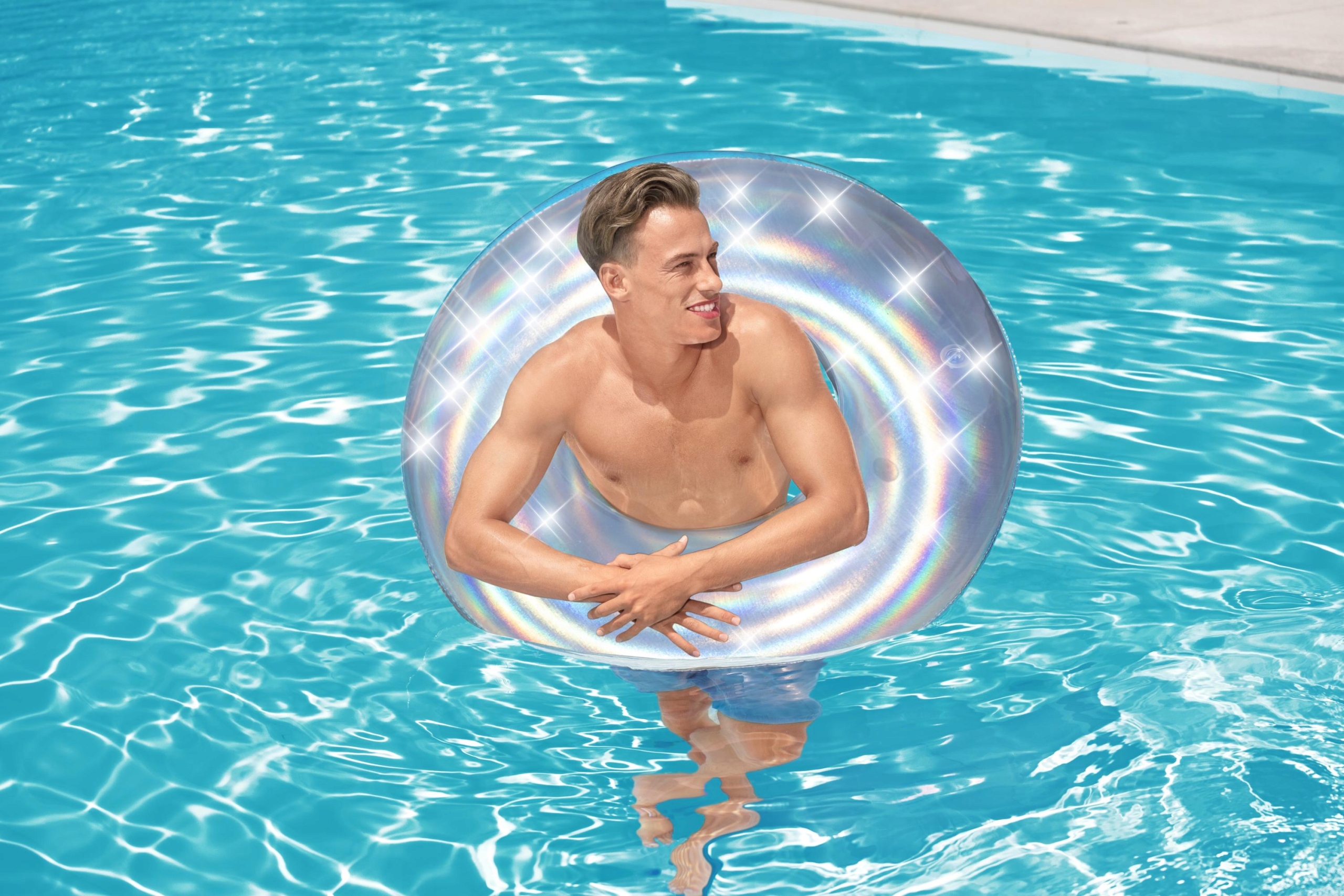 Koło do pływania Bestway Iridescent Swim Ring 36240 Koło do pływania Bestway Iridescent Swim Ring 36240