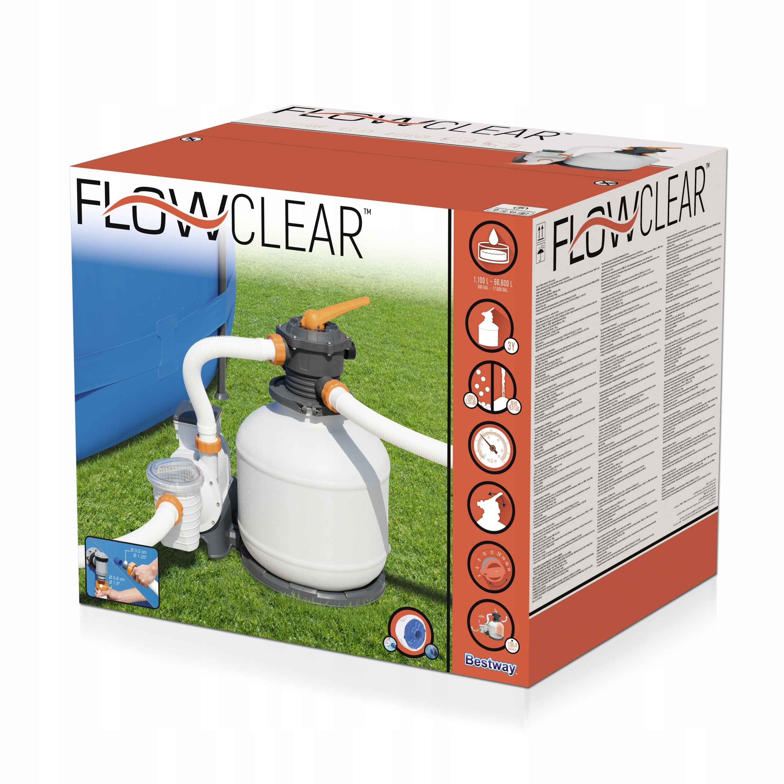 Pompa piaskowa do basenu Bestway Flowclear 58486