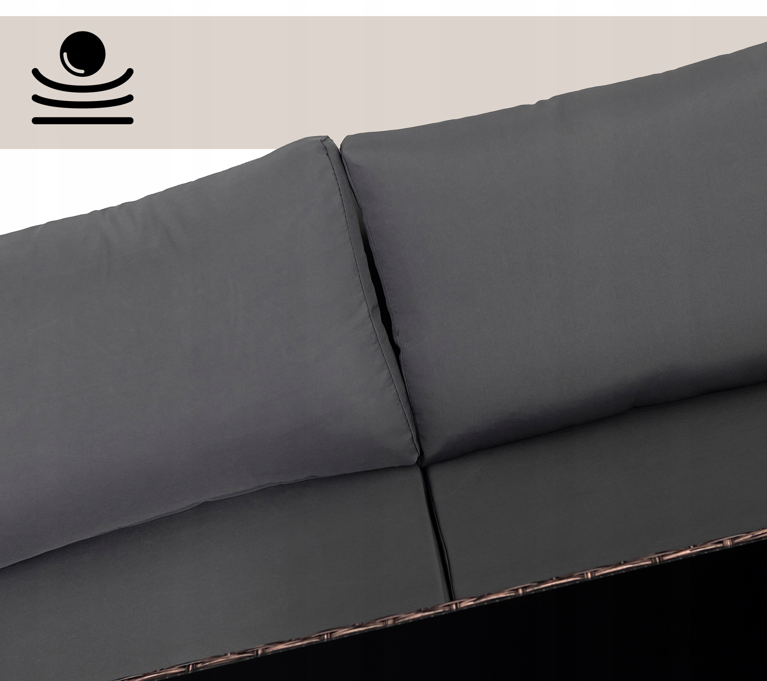 Narożnik ogrodowy z technorattanu Sapphire Verona Narożnik ogrodowy z technorattanu Sapphire Verona