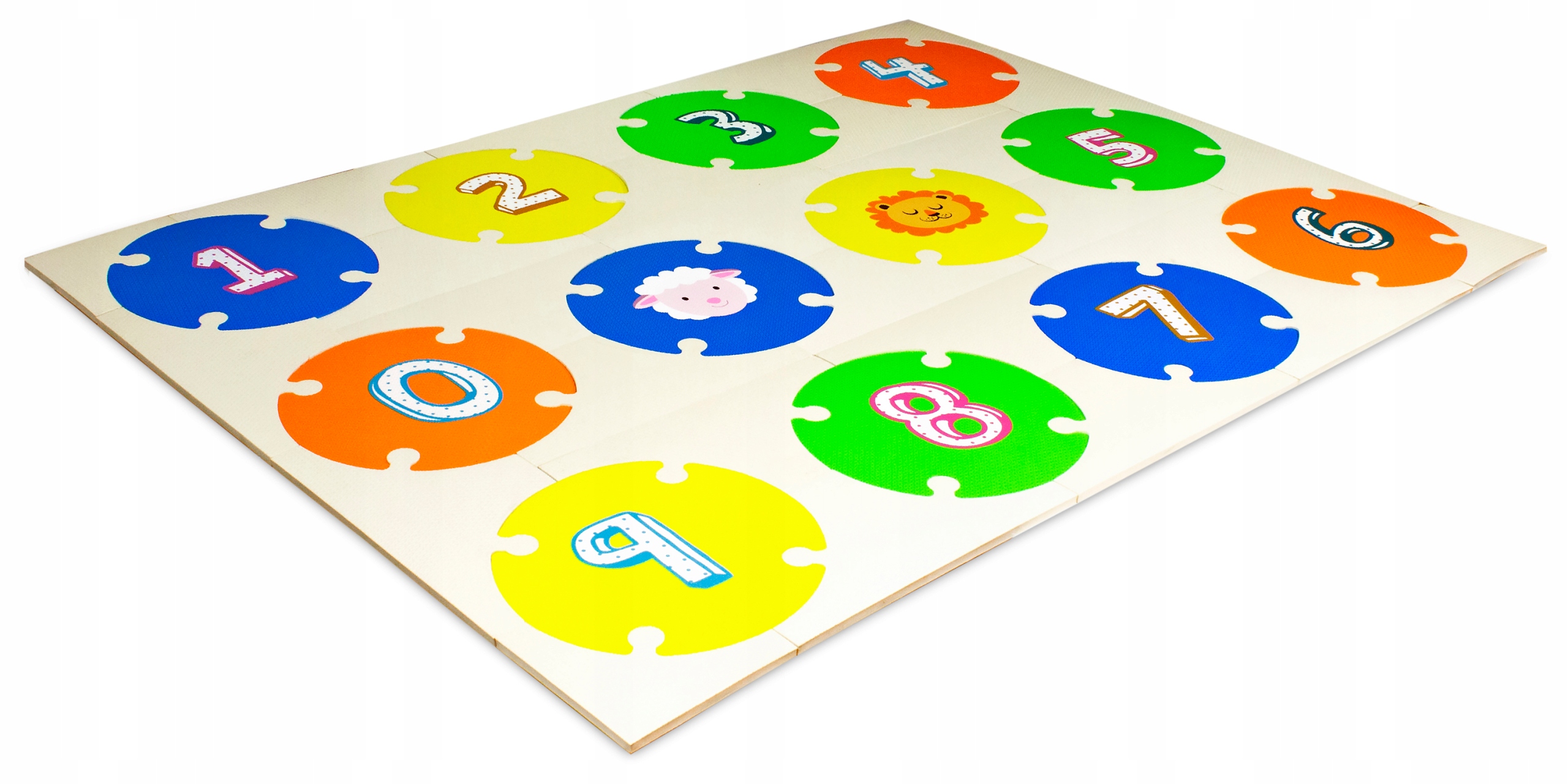 Podłogowa mata puzzle dla dzieci Sapphire Kids SK-29 - cyferki