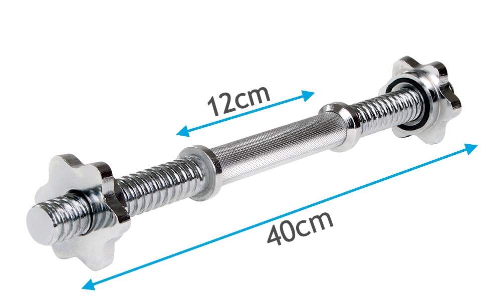 Gryf do hantli 40cm/28mm Xylo - 2 sztuki