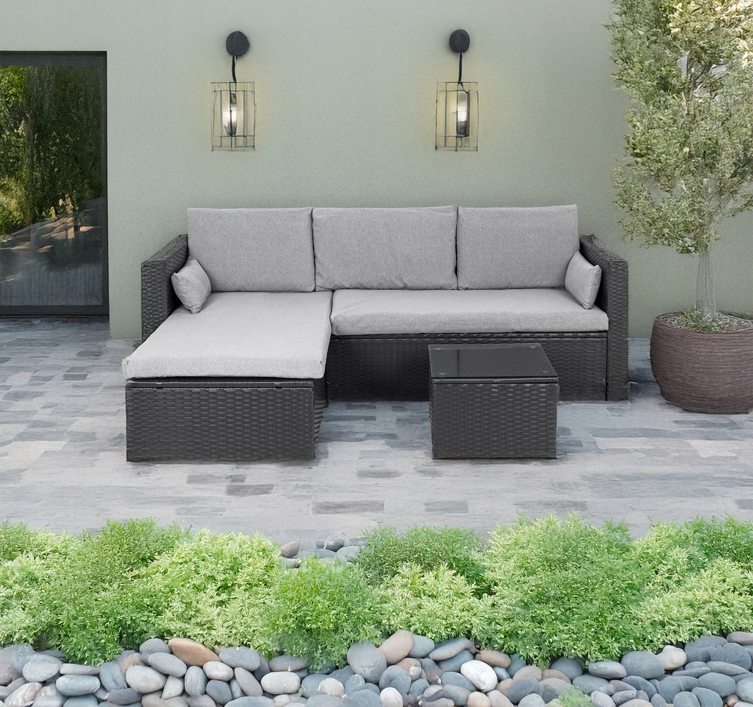 Narożnik ogrodowy z technorattanu Sapphire ST-1670 Soria Narożnik ogrodowy z technorattanu Sapphire ST-1670 Soria