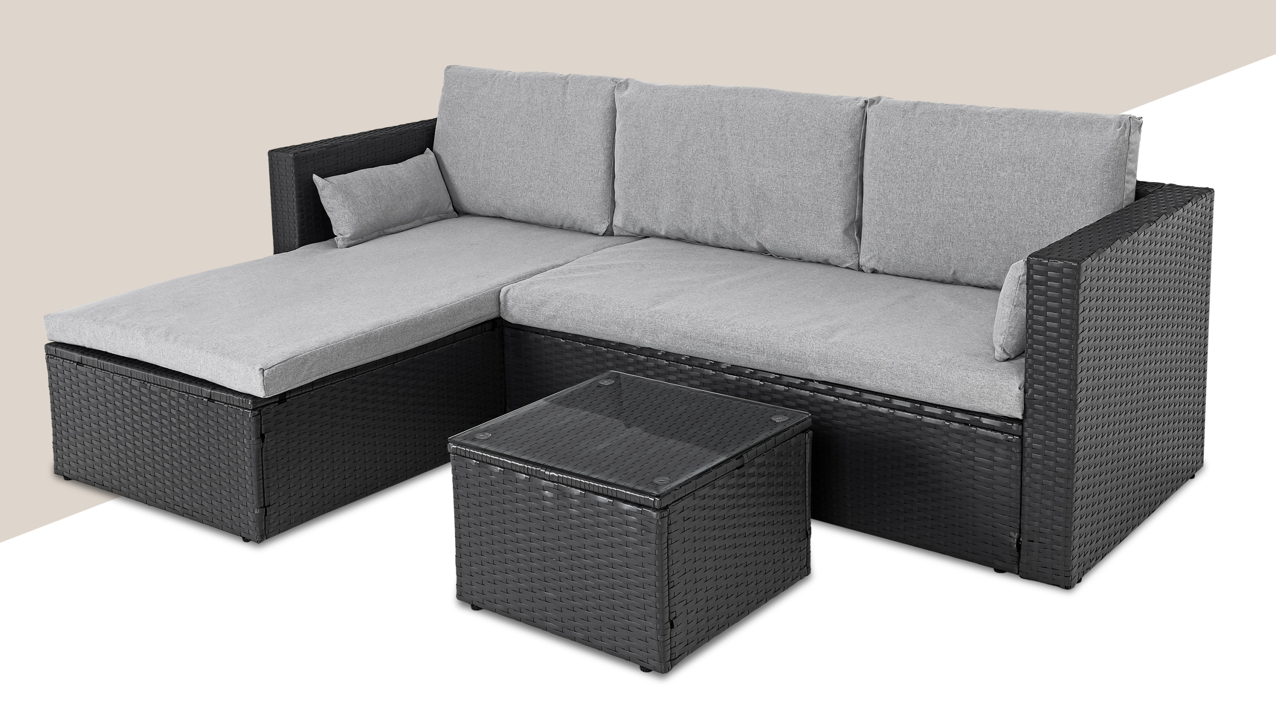 Narożnik ogrodowy z technorattanu Sapphire ST-1670 Soria Narożnik ogrodowy z technorattanu Sapphire ST-1670 Soria