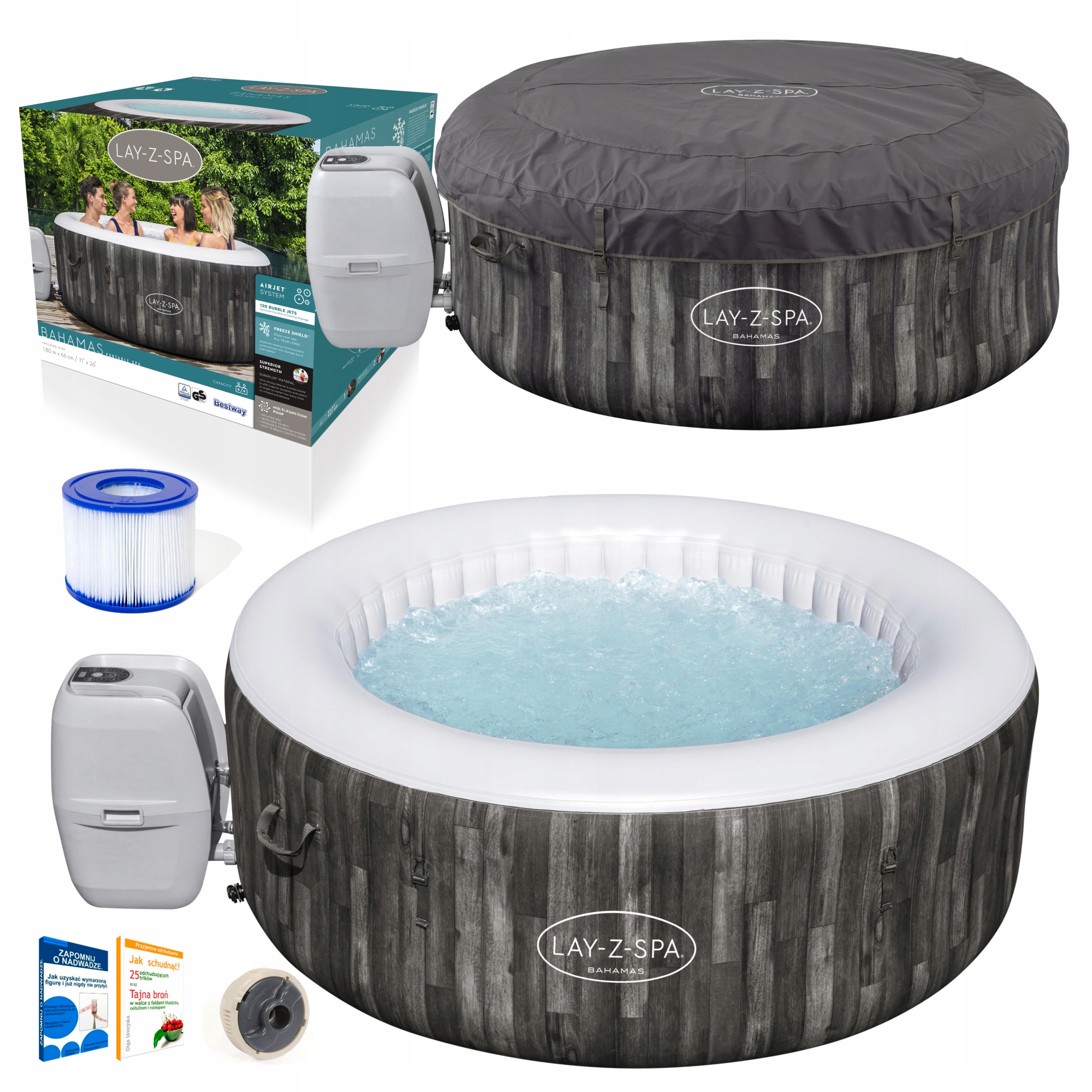 Jacuzzi Bestway Lay-Z-Spa Bahamas 60005