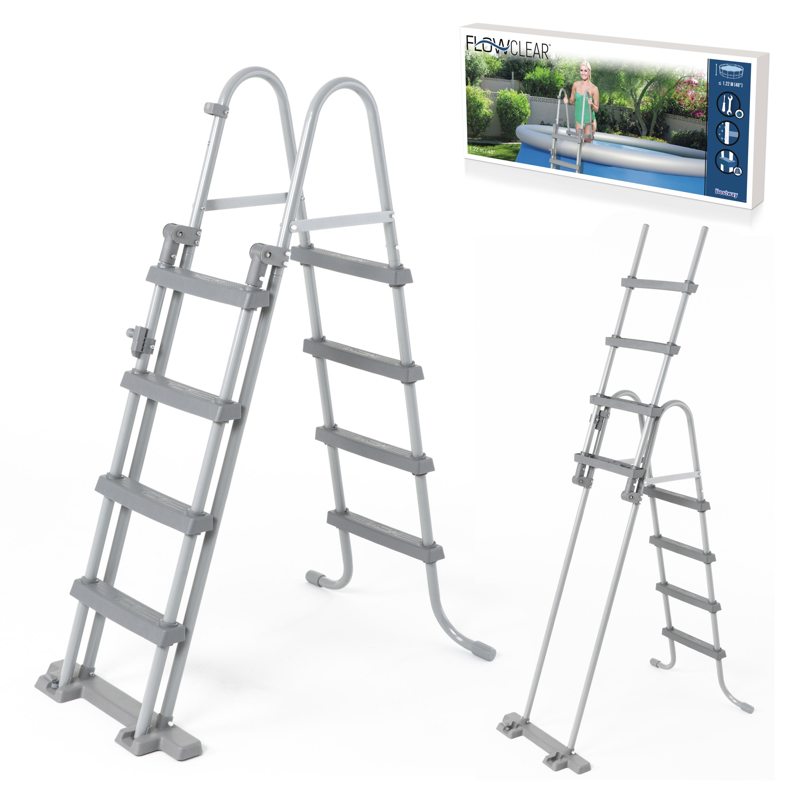 Drabinka do basenów Bestway Safety Pool Ladder 122 cm 58331