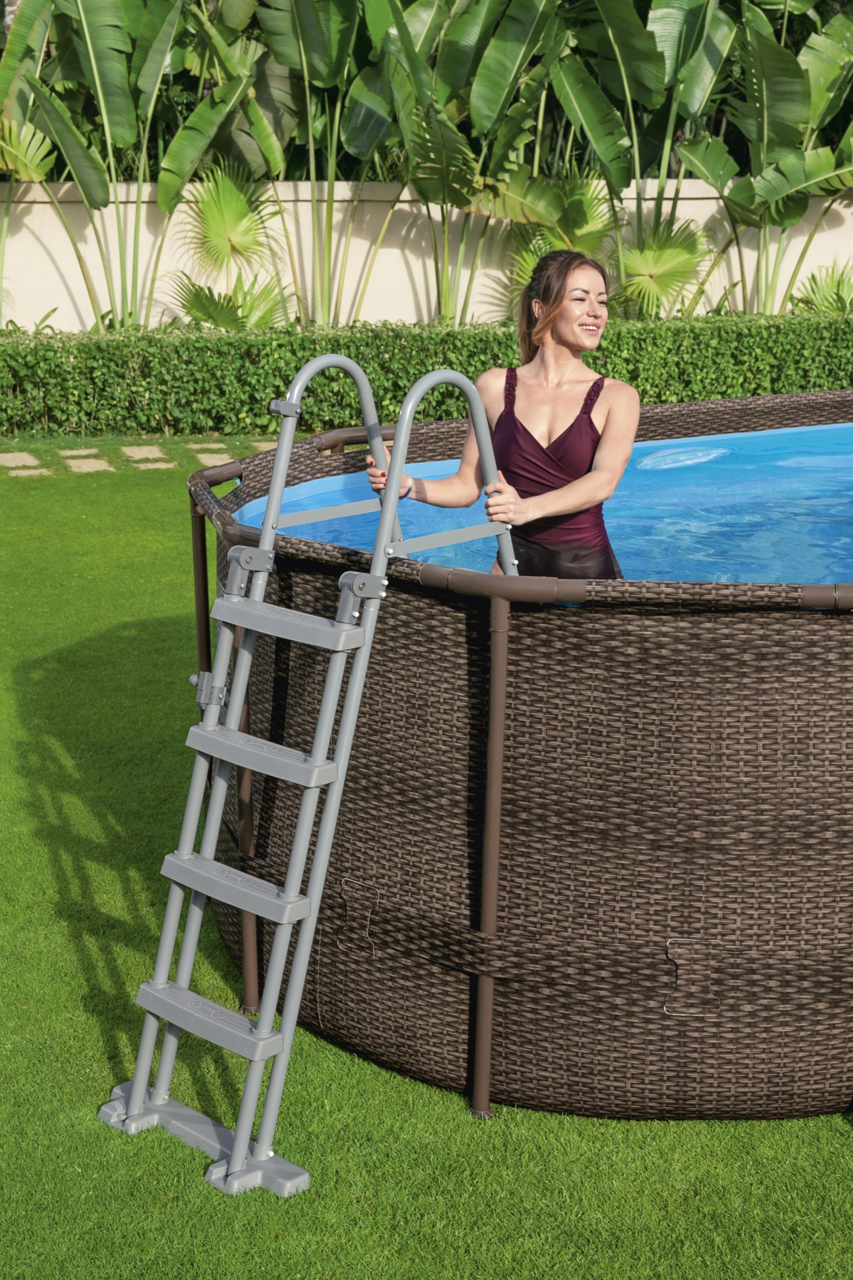 Drabinka do basenów Bestway Safety Pool Ladder 122 cm 58331