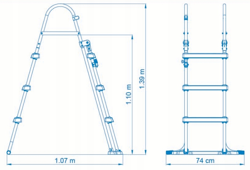 Basen ogrodowy stelażowy Bestway Steel Max 12FT 56418  366x100cm + pompa z filtrem 58383