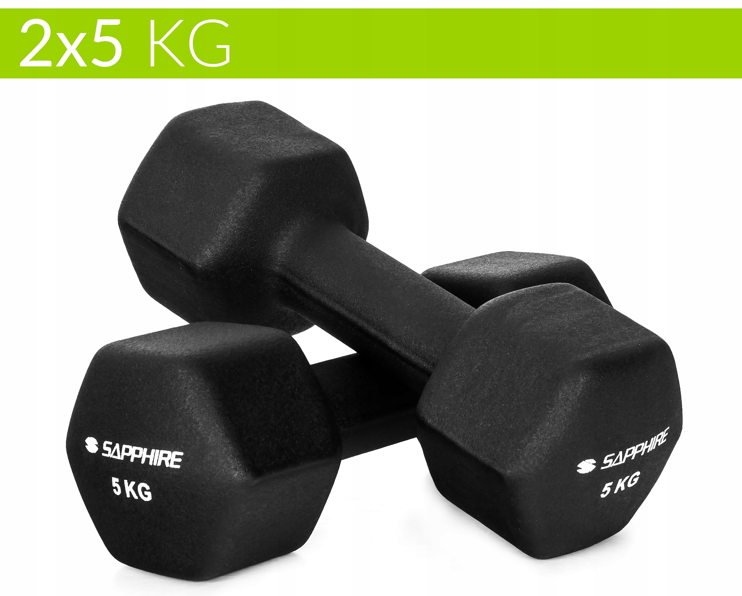 Hantelki fitness Sapphire SG-1105DV 2x5 kg