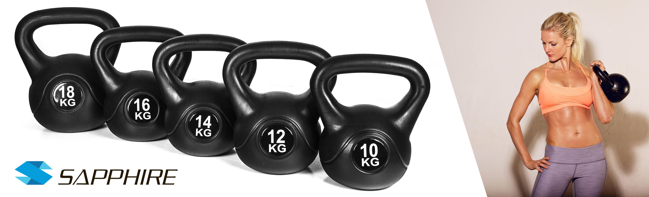 Hantel Kettlebell Sapphire SG-12K 12 kg