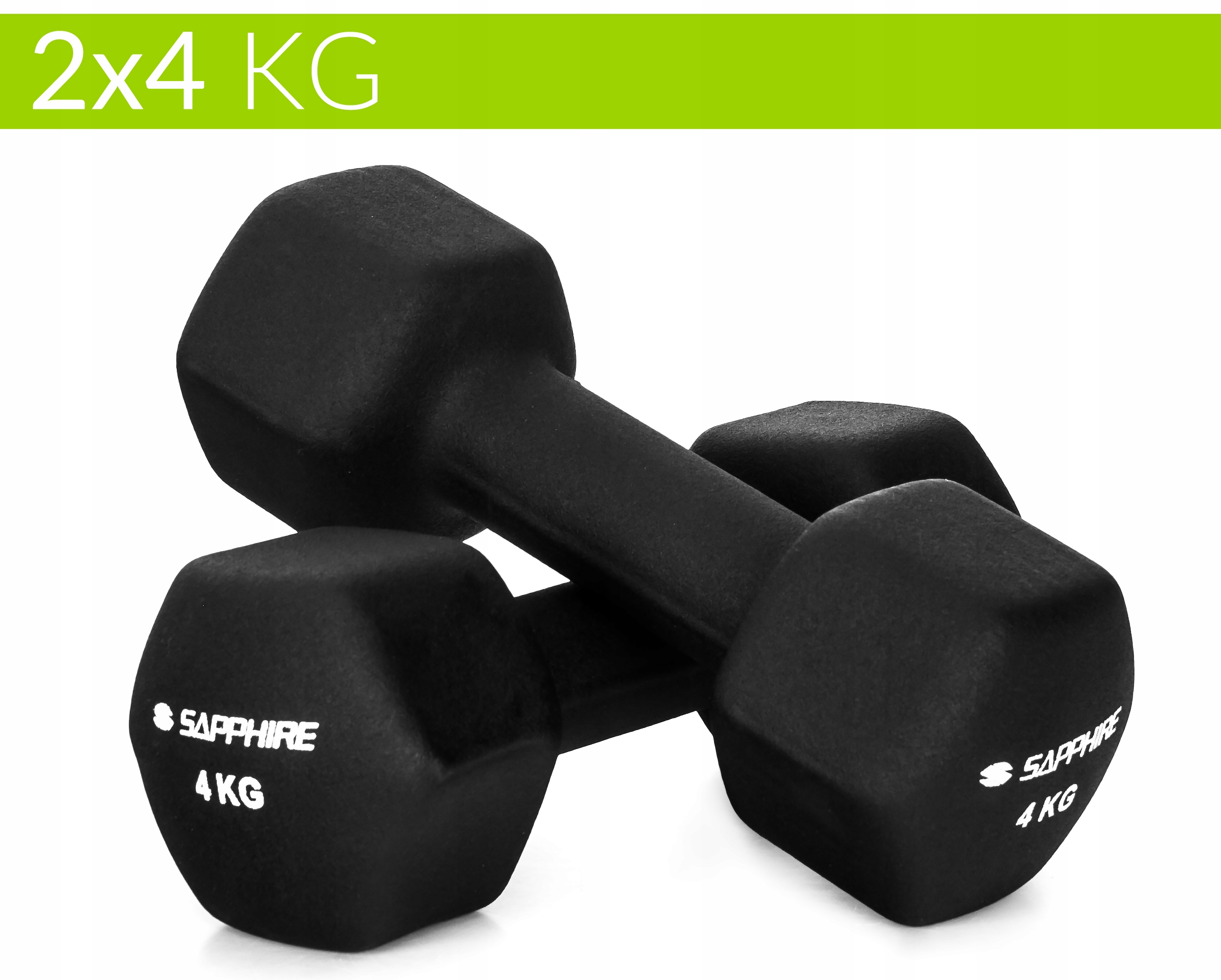 Hantelki fitness Sapphire SG-1104DV 2x4 kg