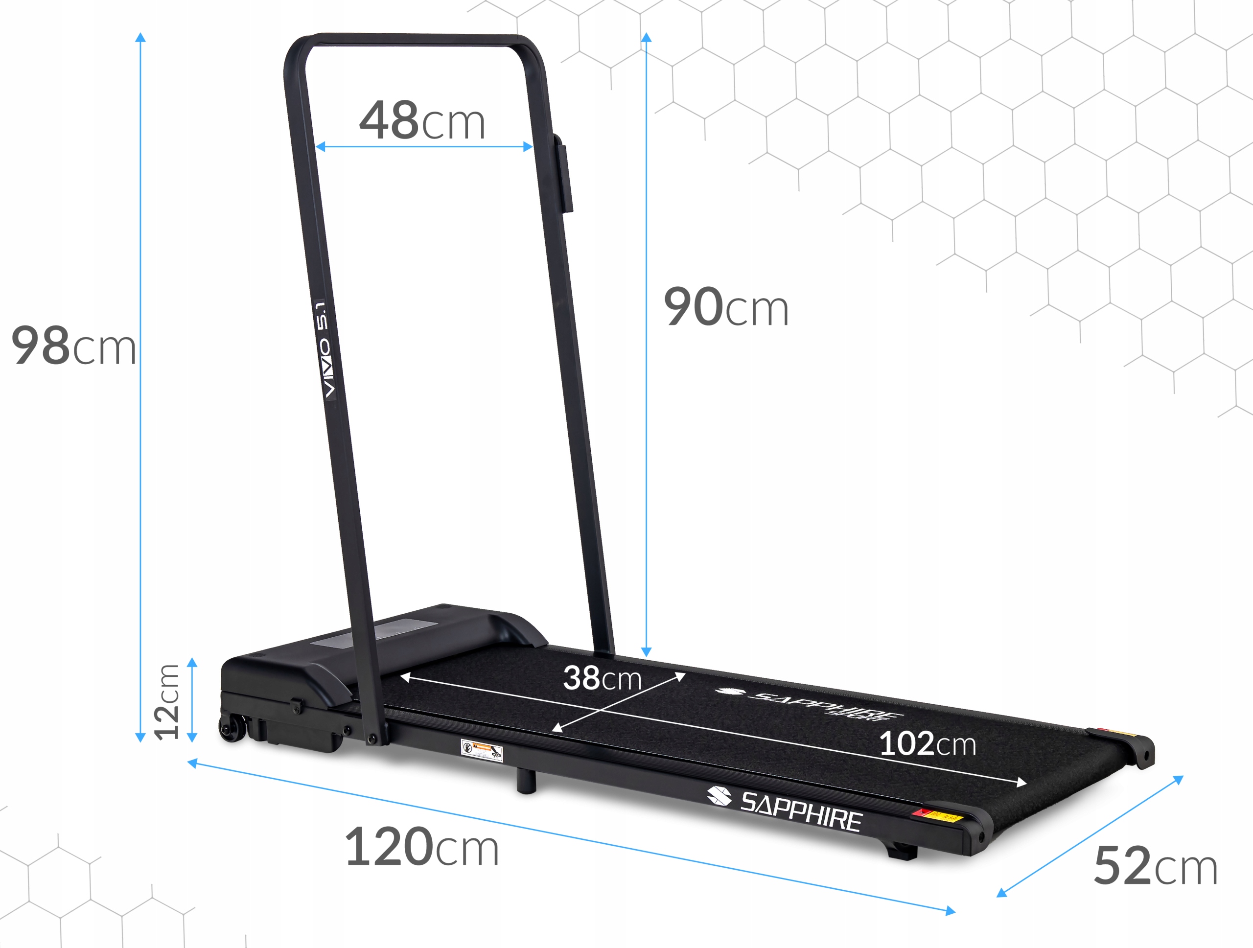 Bieżnia elektryczna Sapphire SG-5.1 Vivo FitSHOW