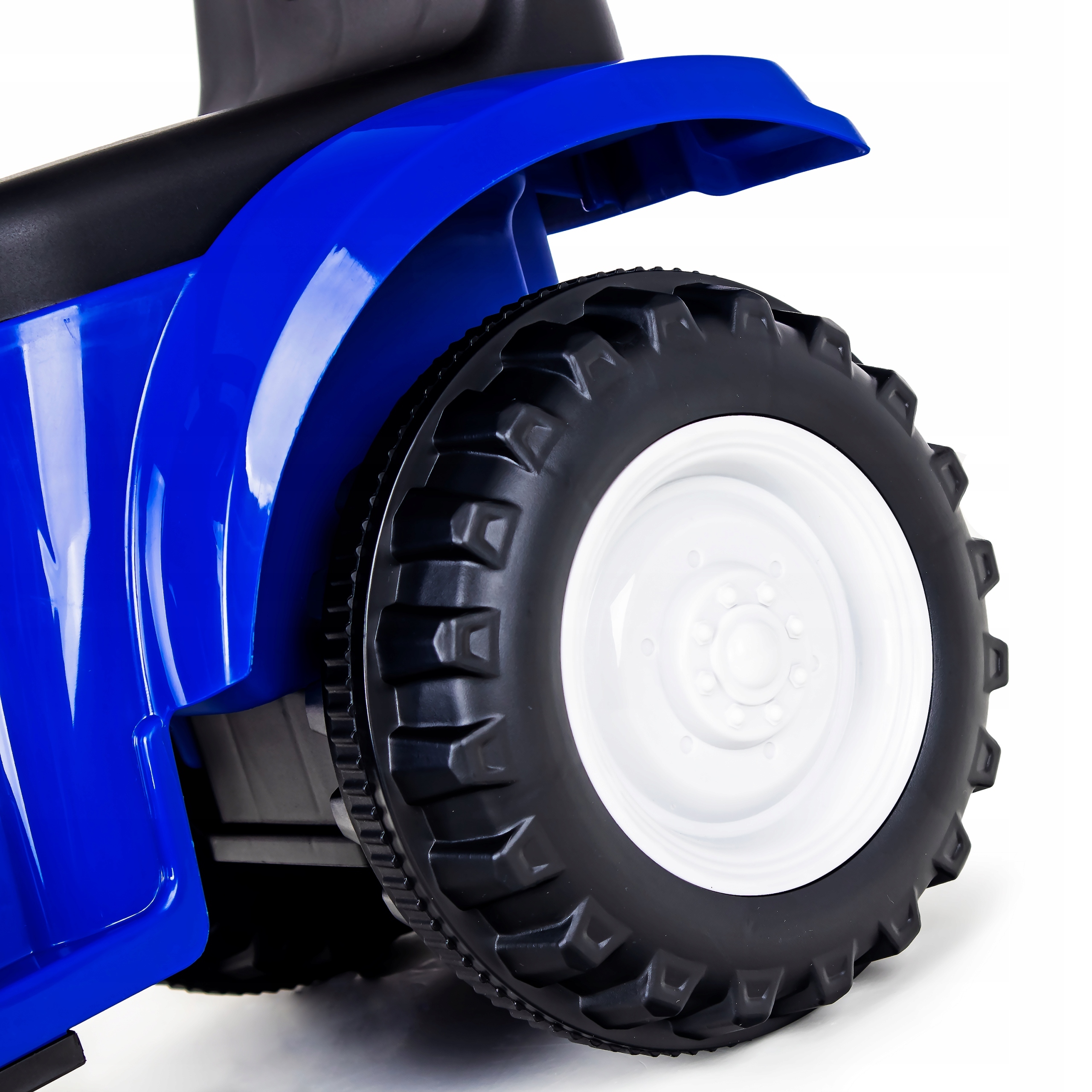 Jeździk pchacz traktor z przyczepą New Holland T7 - niebieski