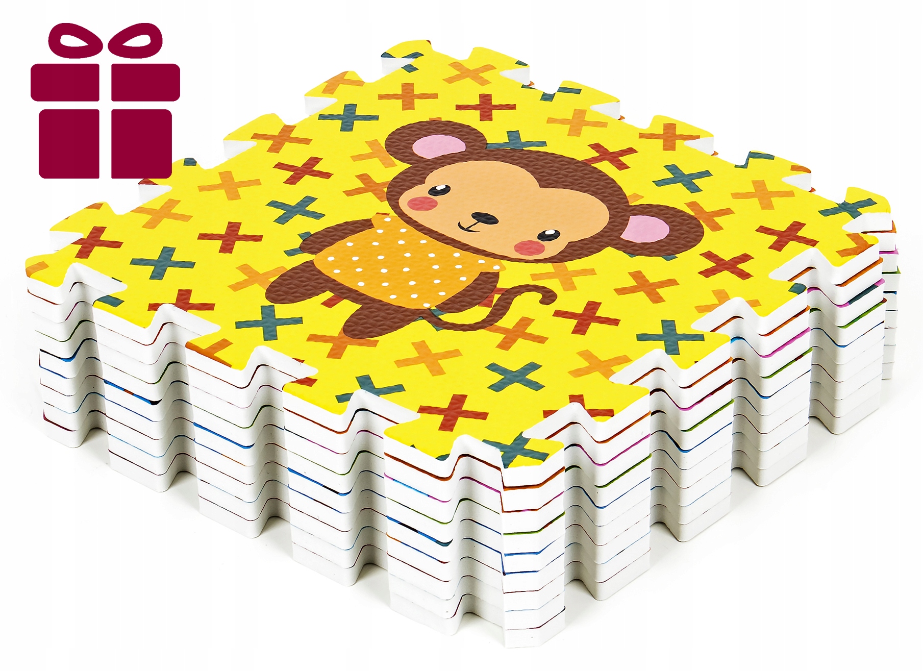 Podłogowa mata puzzle dla dzieci Sapphire Kids SK-87 - ZOO