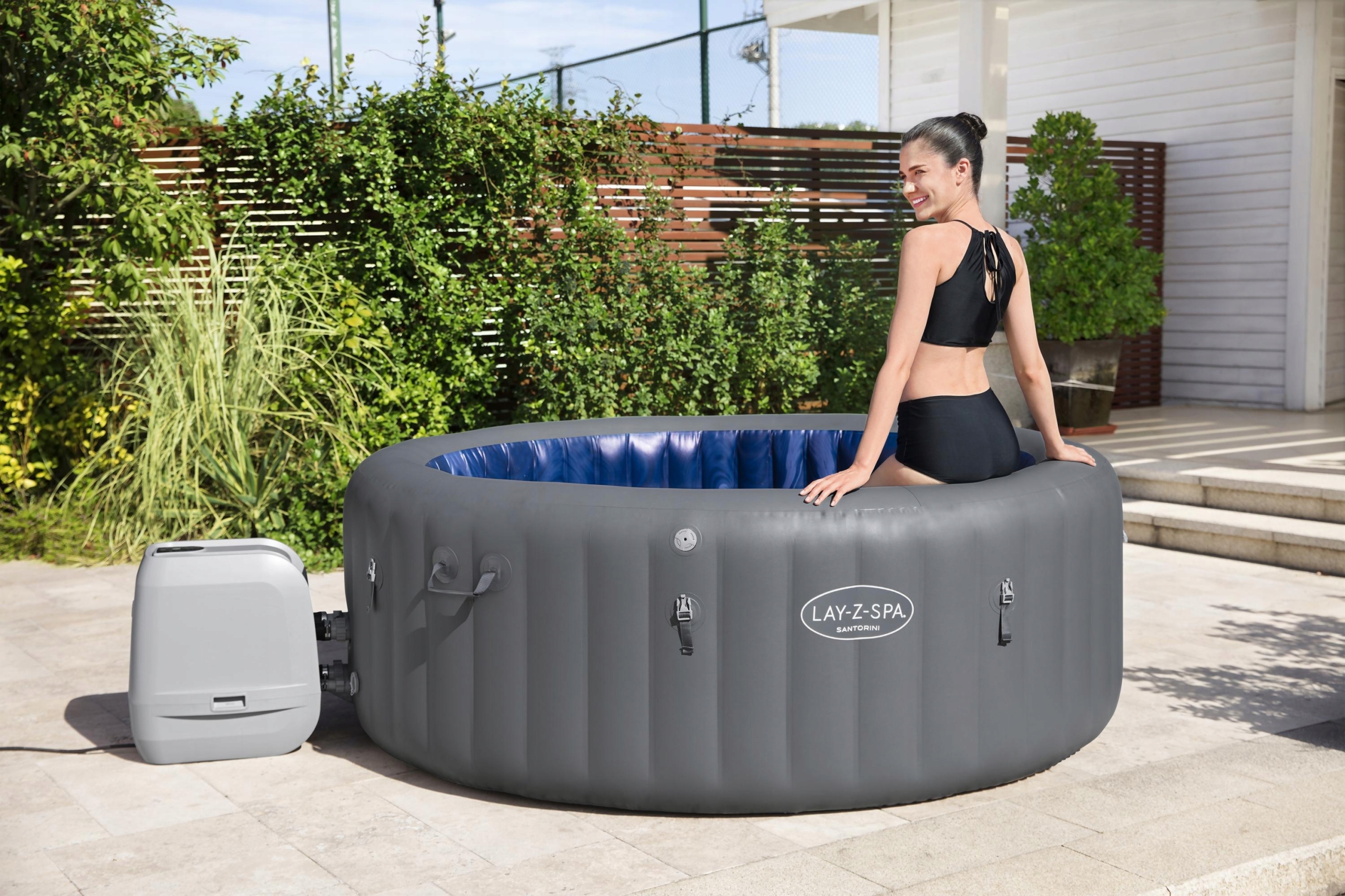 Jacuzzi Bestway Lay-Z-Spa Santorini 60075 Jacuzzi Bestway Lay-Z-Spa Santorini 60075