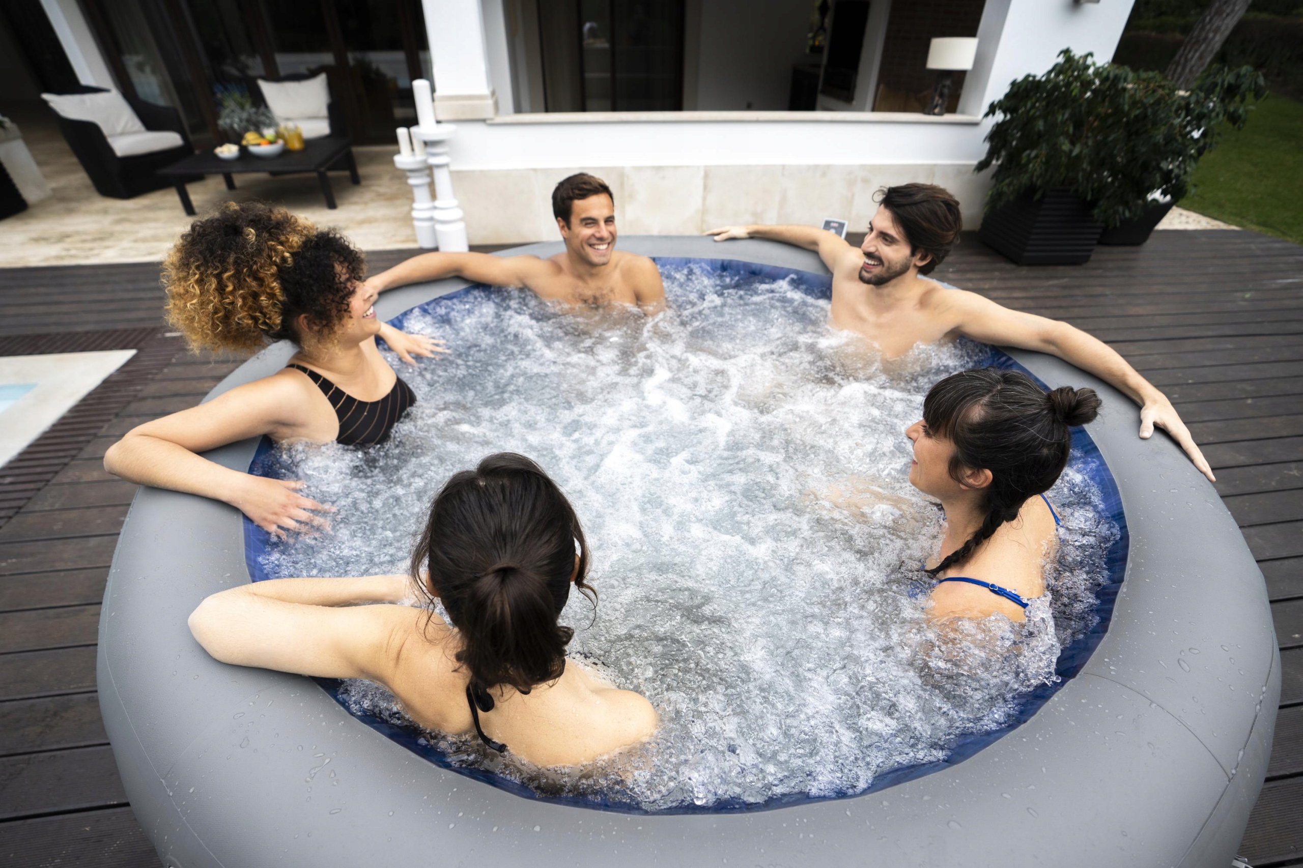 Jacuzzi Bestway Lay-Z-Spa Santorini 60075 Jacuzzi Bestway Lay-Z-Spa Santorini 60075
