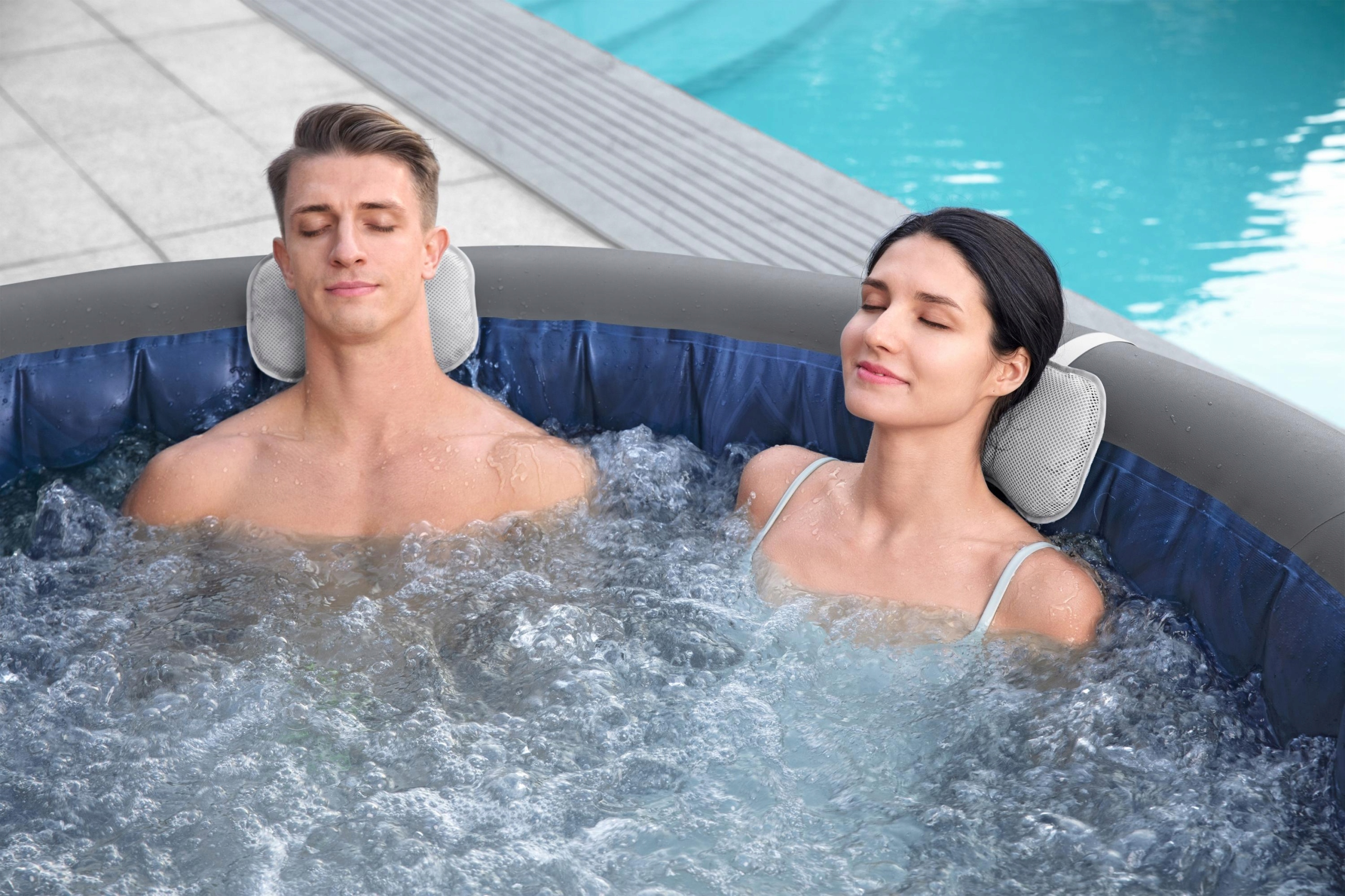 Jacuzzi Bestway Lay-Z-Spa Santorini 60075 Jacuzzi Bestway Lay-Z-Spa Santorini 60075