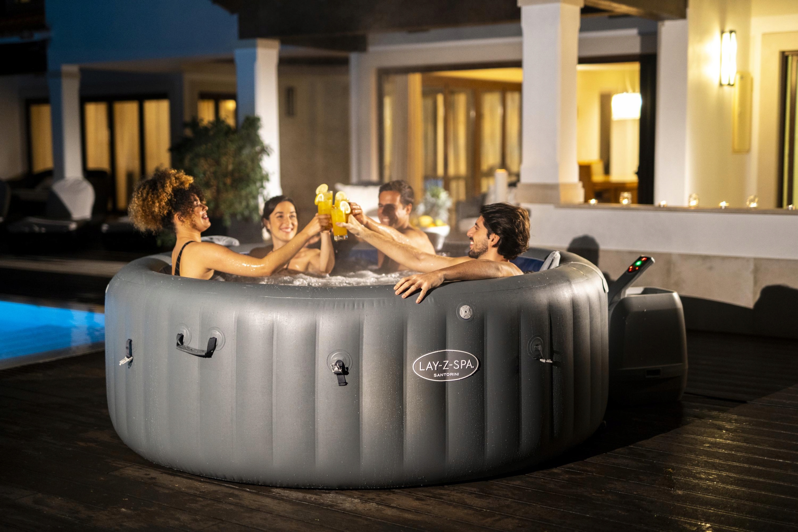 Jacuzzi Bestway Lay-Z-Spa Santorini 60075 Jacuzzi Bestway Lay-Z-Spa Santorini 60075