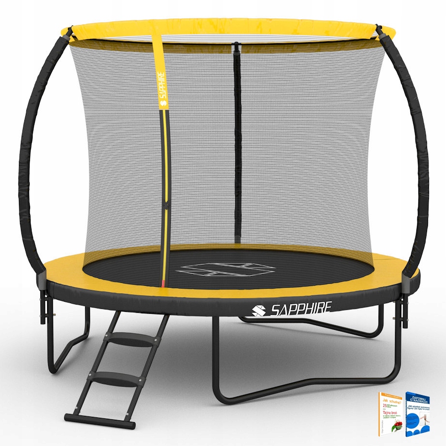 Trampolina Sapphire ST-0008W 8FT 252 cm z siatką wewnętrzną