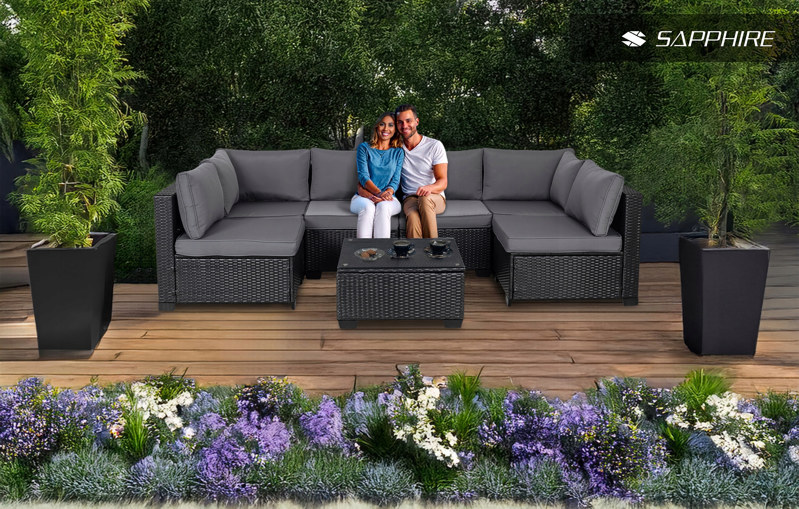 Zestaw mebli ogrodowych Sapphire ST-960 Vigo Zestaw mebli ogrodowych Sapphire ST-960 Vigo