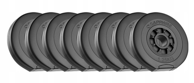 Zestaw obciążeń Sapphire Solid 134 kg z ławką xg025 Zestaw obciążeń Sapphire Solid 134 kg z ławką xg025