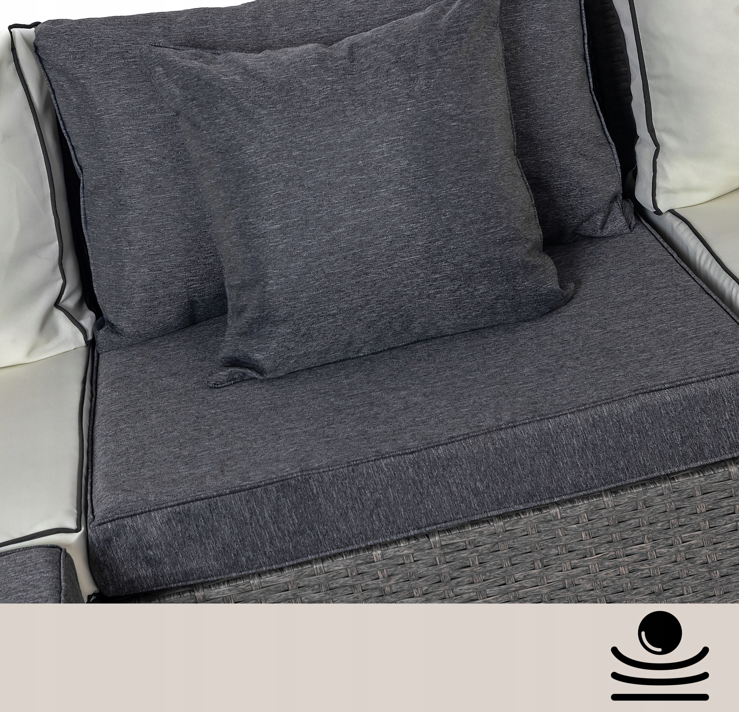 Narożnik ogrodowy z technorattanu Sapphire ST-1300 Fico Narożnik ogrodowy z technorattanu Sapphire ST-1300 Fico
