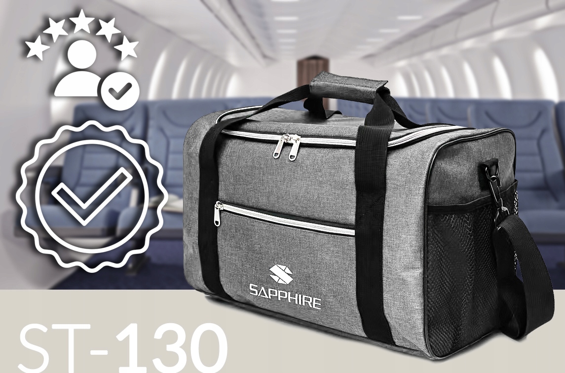 Torba podróżna Sapphire ST-130 - szara