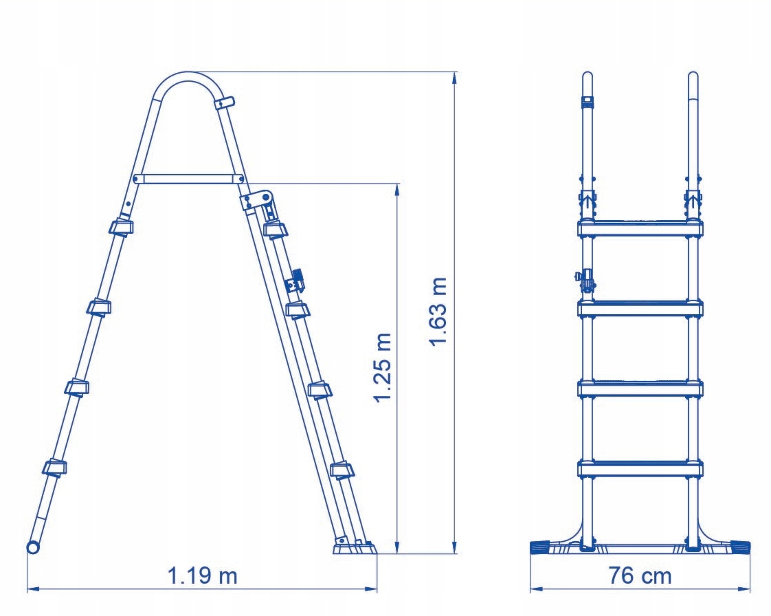 Basen ogrodowy stelażowy Bestway Power Steel 16FT 56725 488x122cm + pompa z filtrem 58389