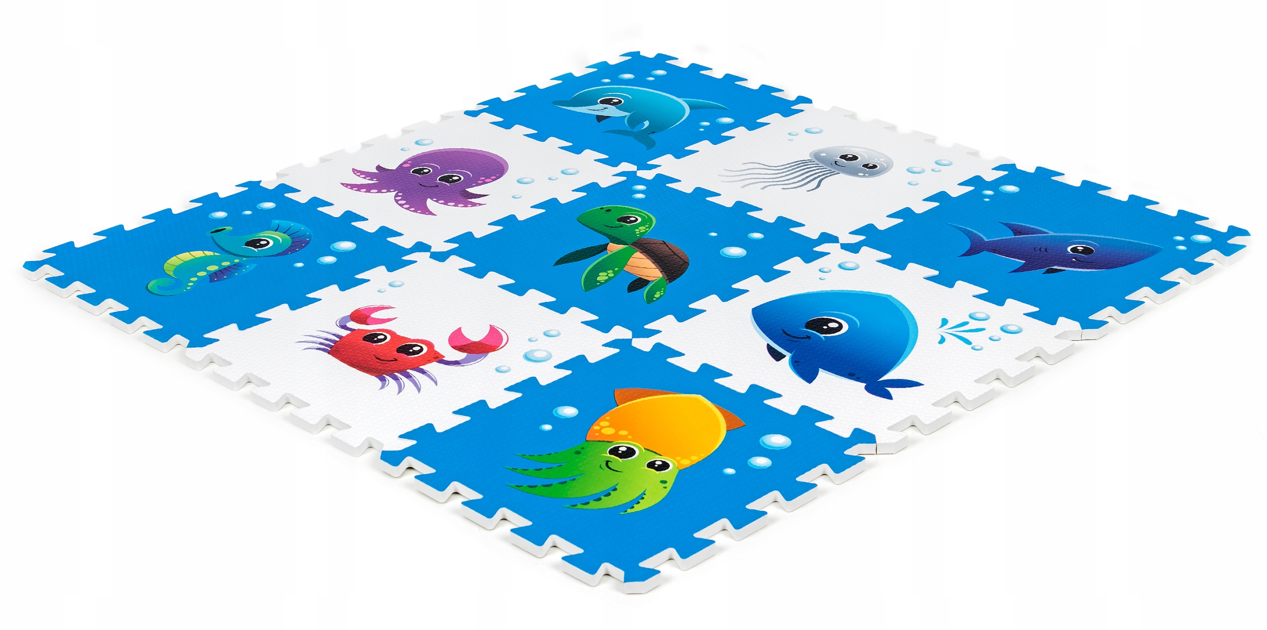 Podłogowa mata puzzle dla dzieci Sapphire Kids SK-84 - Sea