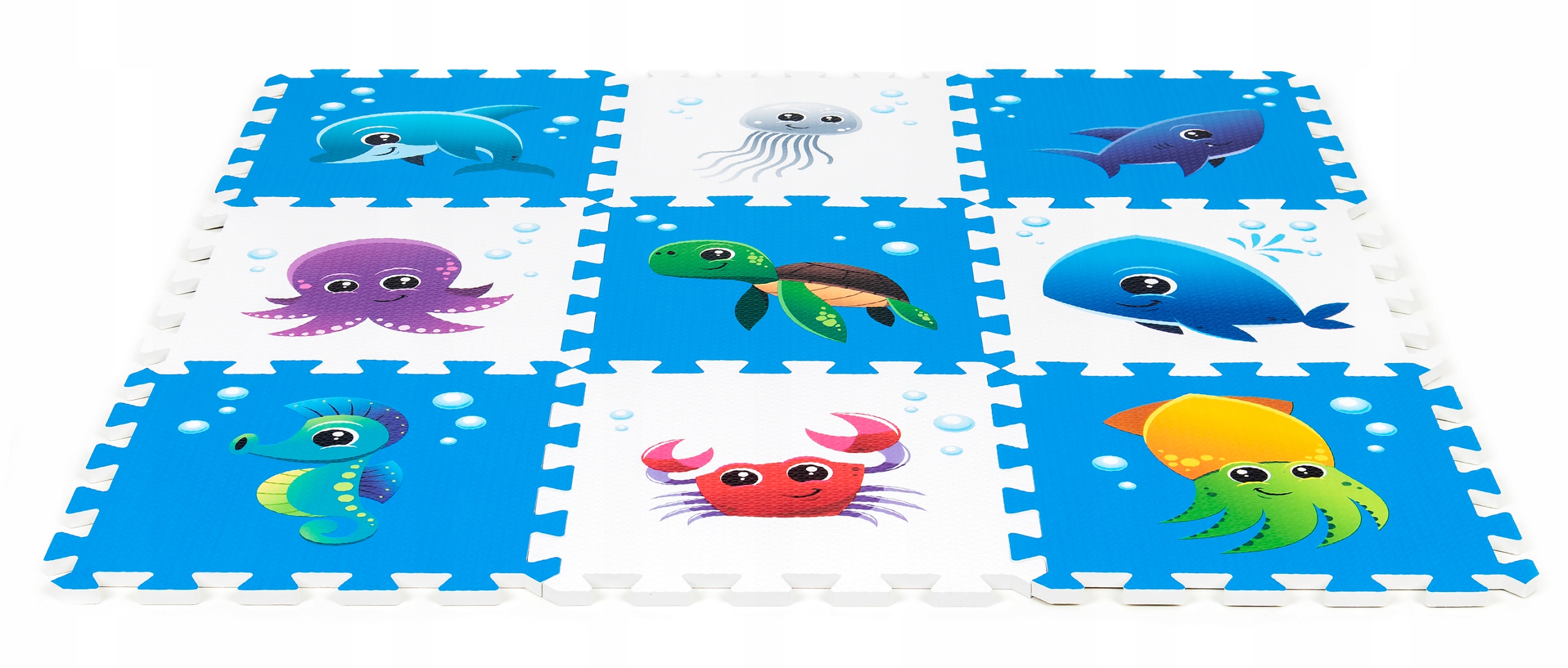 Podłogowa mata puzzle dla dzieci Sapphire Kids SK-84 - Sea